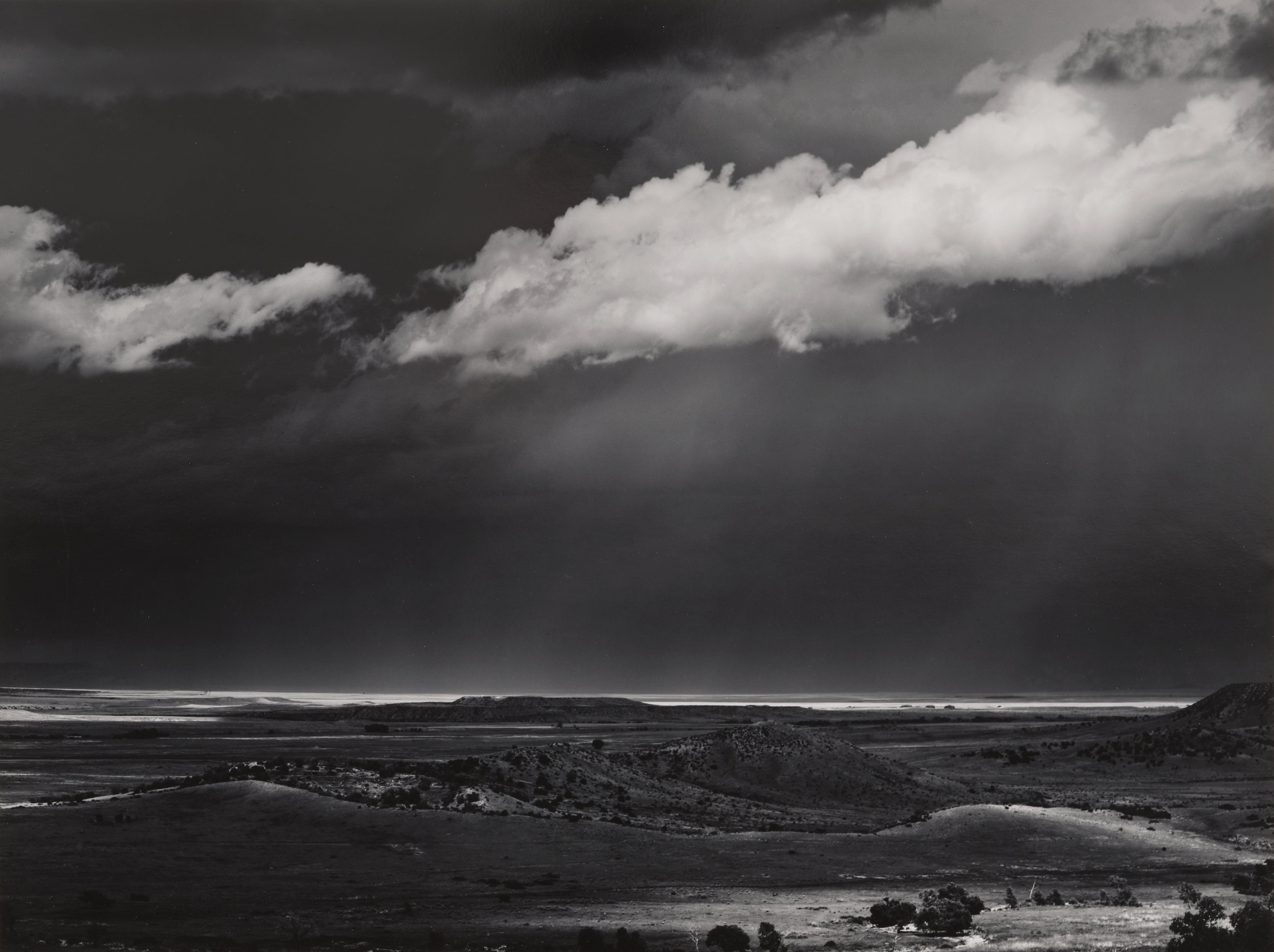 Ansel Adams — Storm over the Great Plains, From Cimarron, New Mexico