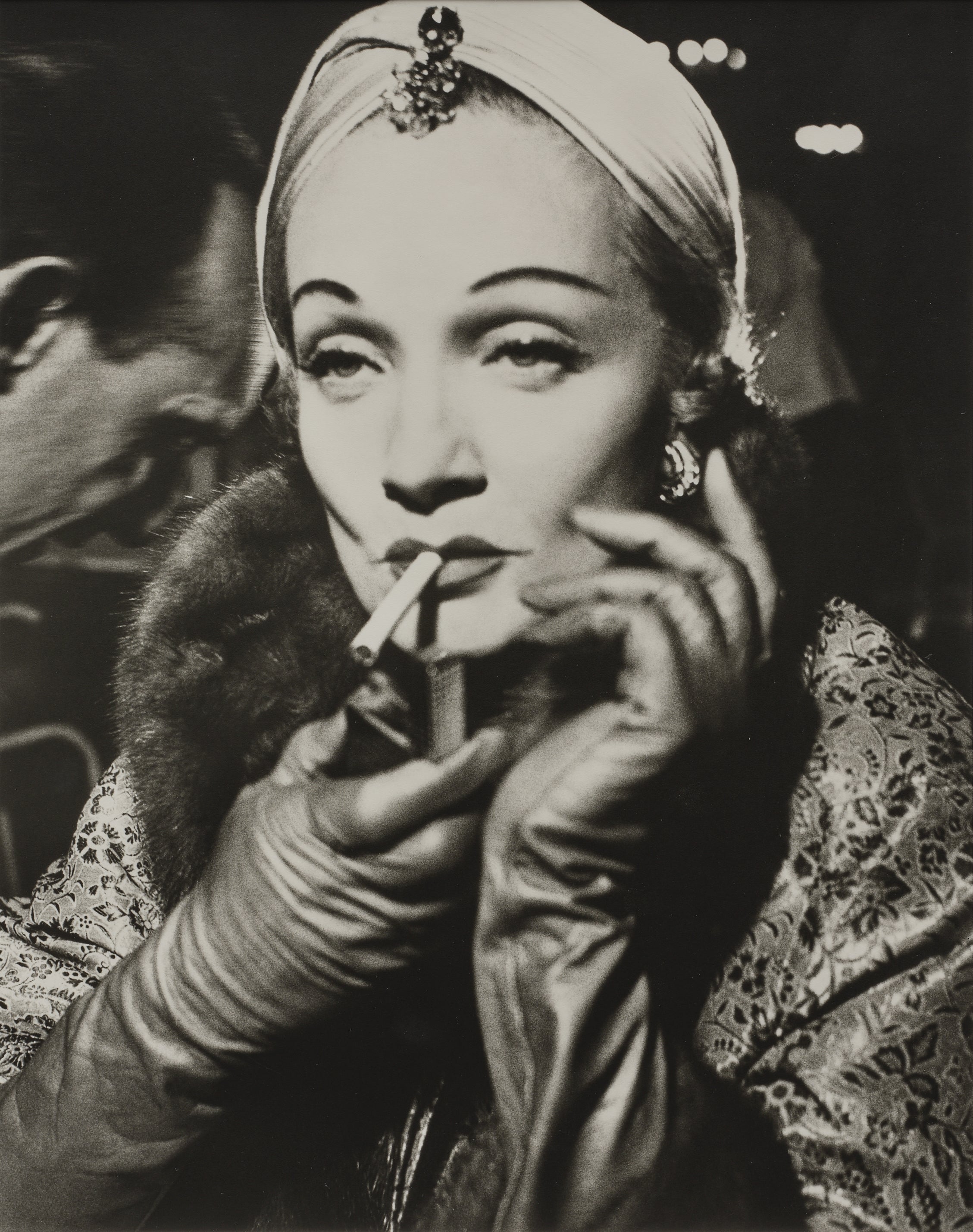 Richard Avedon — Marlene Dietrich, Turban by Dior, The Ritz, Paris, August
