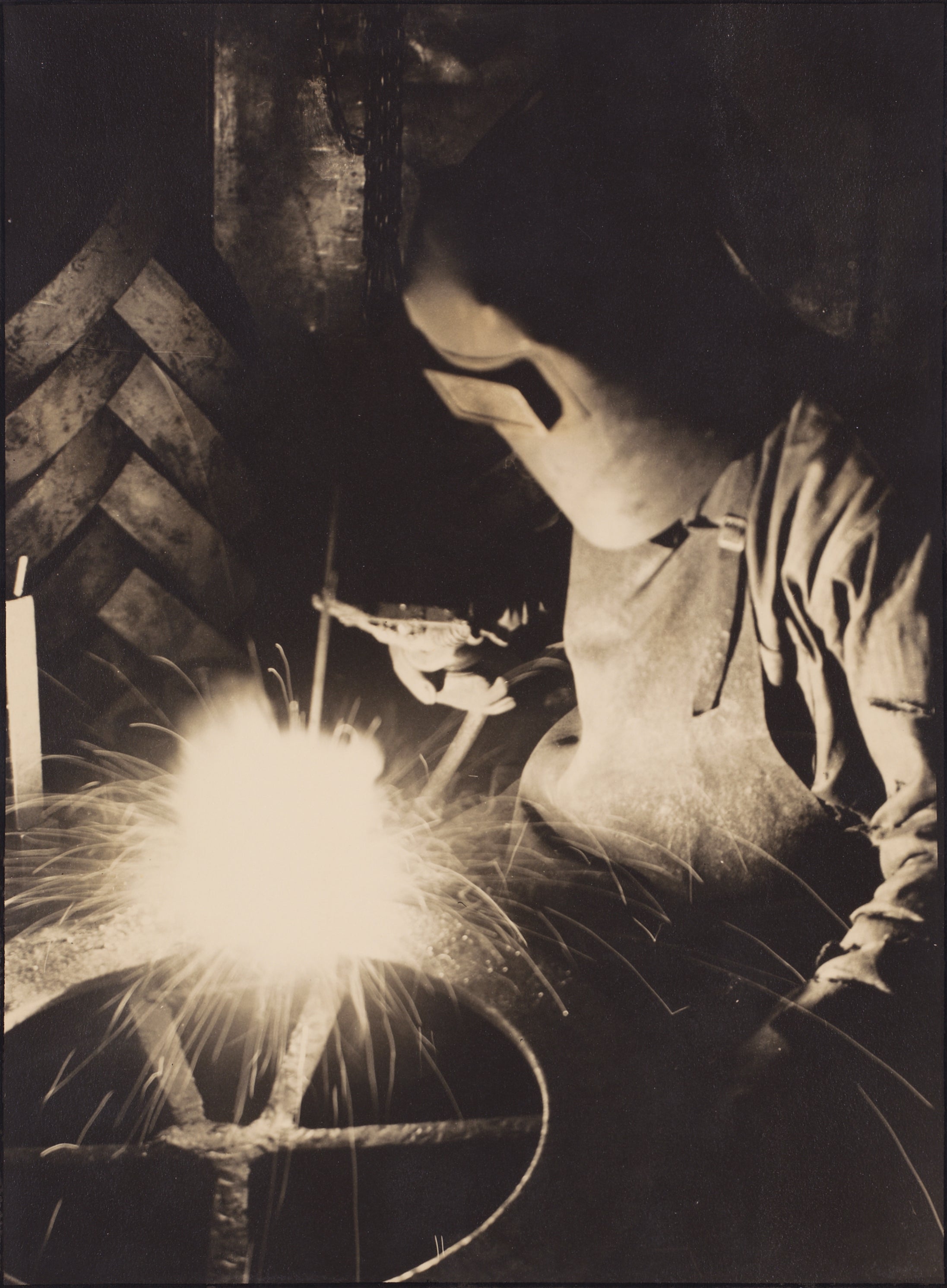 Margaret Bourke-White — Electric Welding, Lincoln Electric Co., Cleveland, Ohio