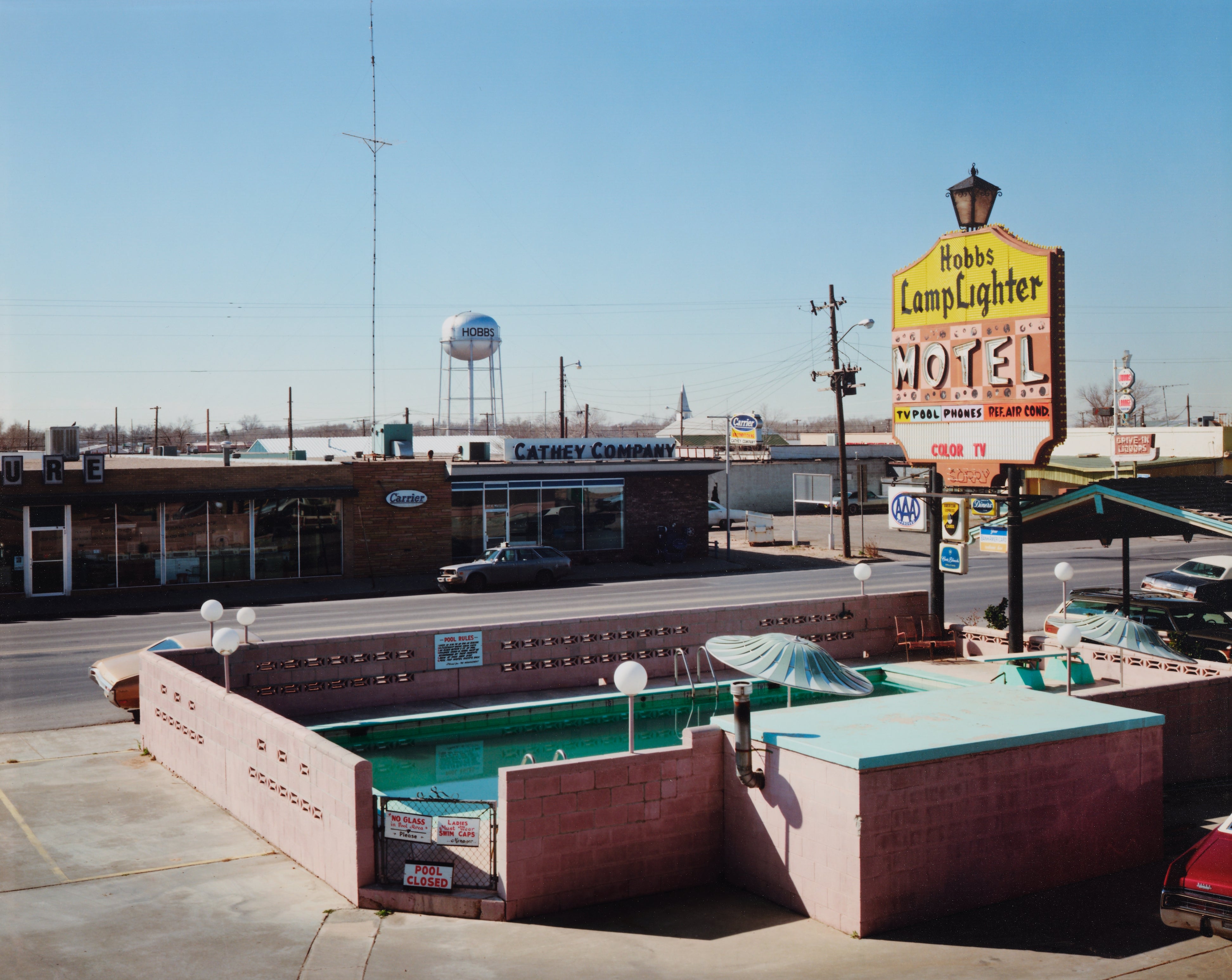 Stephen Shore — Marland Street, Hobbs, New Mexico, February 19, 1975