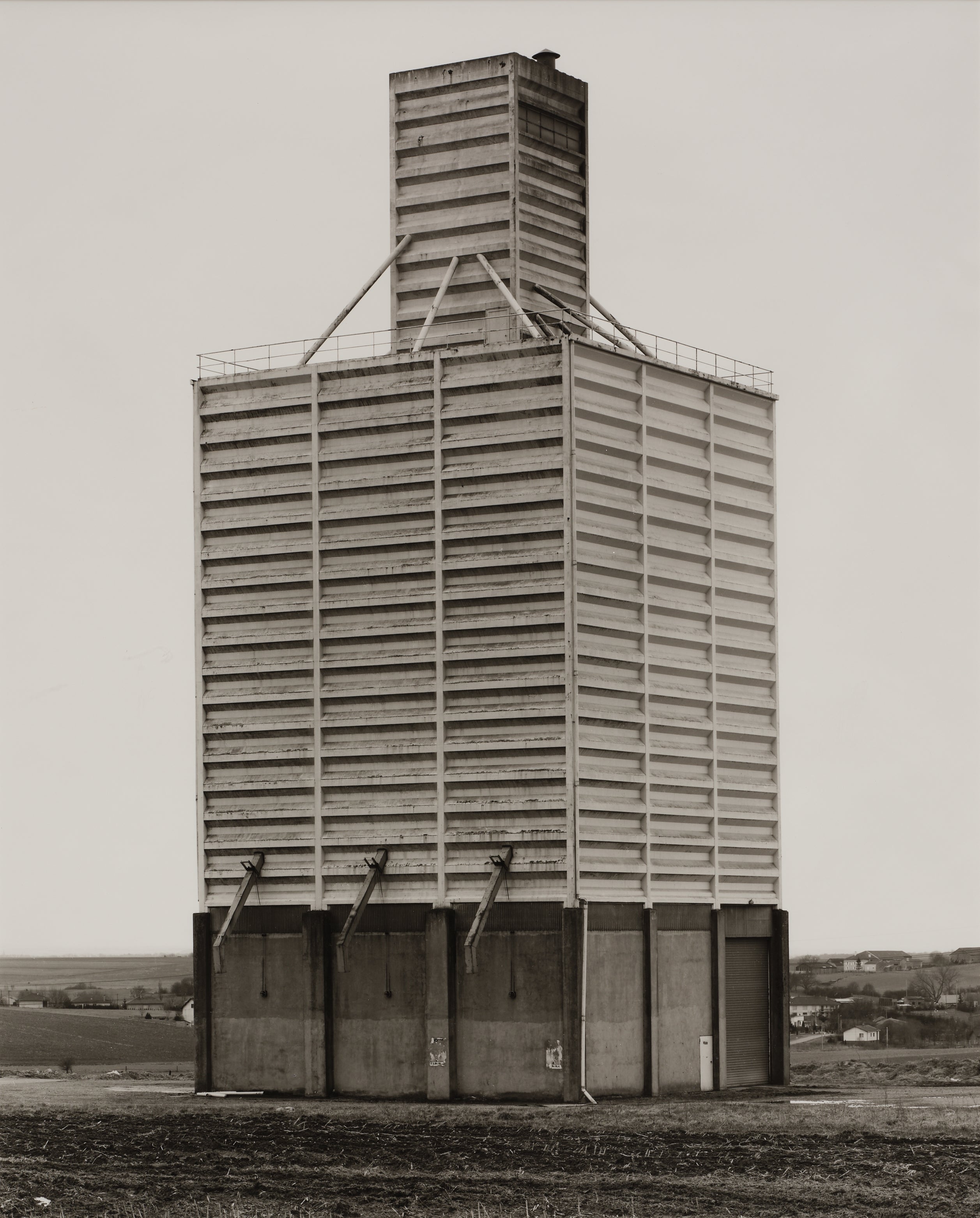 Bernd and Hilla Becher — Grain Elevator, Briey, Lorraine, France