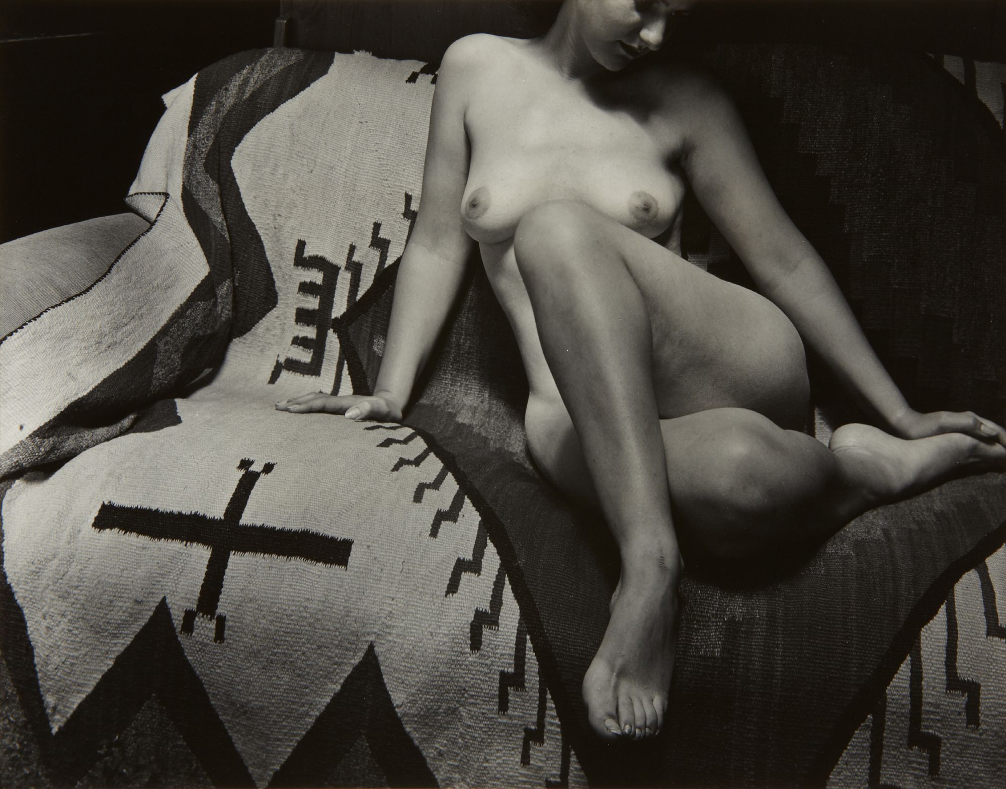 Edward Weston — Nude on Navajo