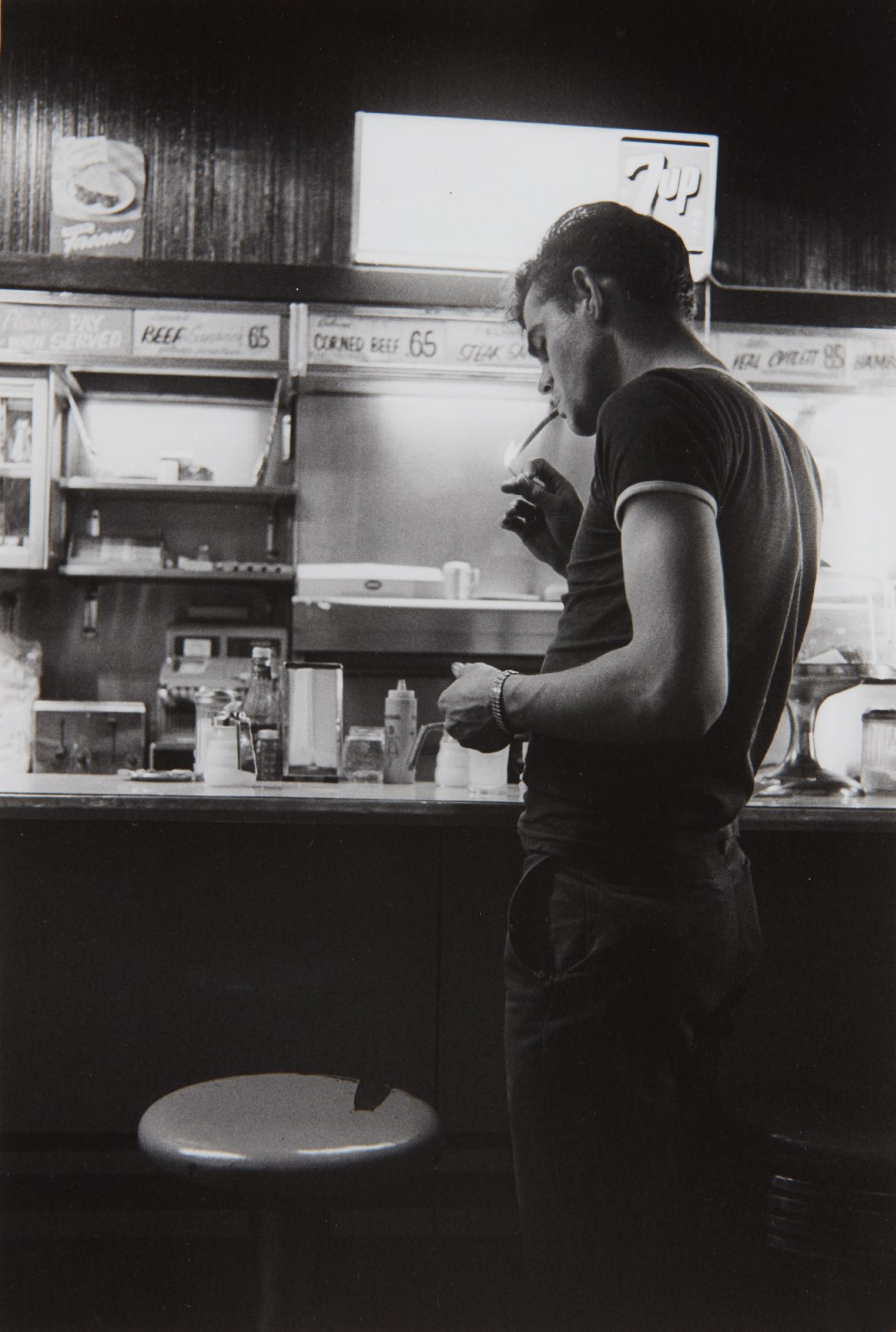 Danny Lyon — The Stoplight Café, Cicero