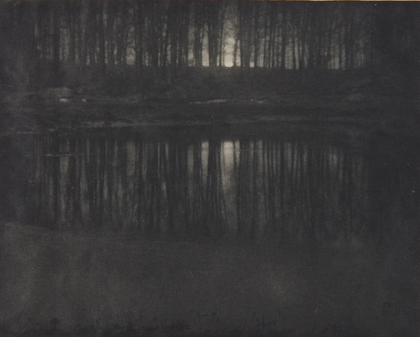 Edward Steichen — Moonlight: The Pond