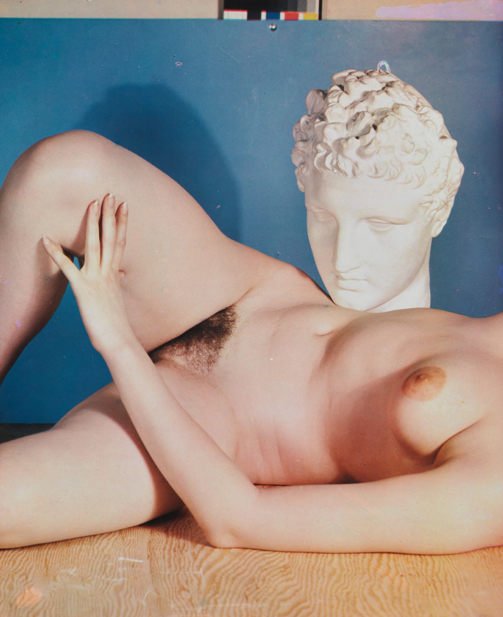 Nude with Head Sculpture