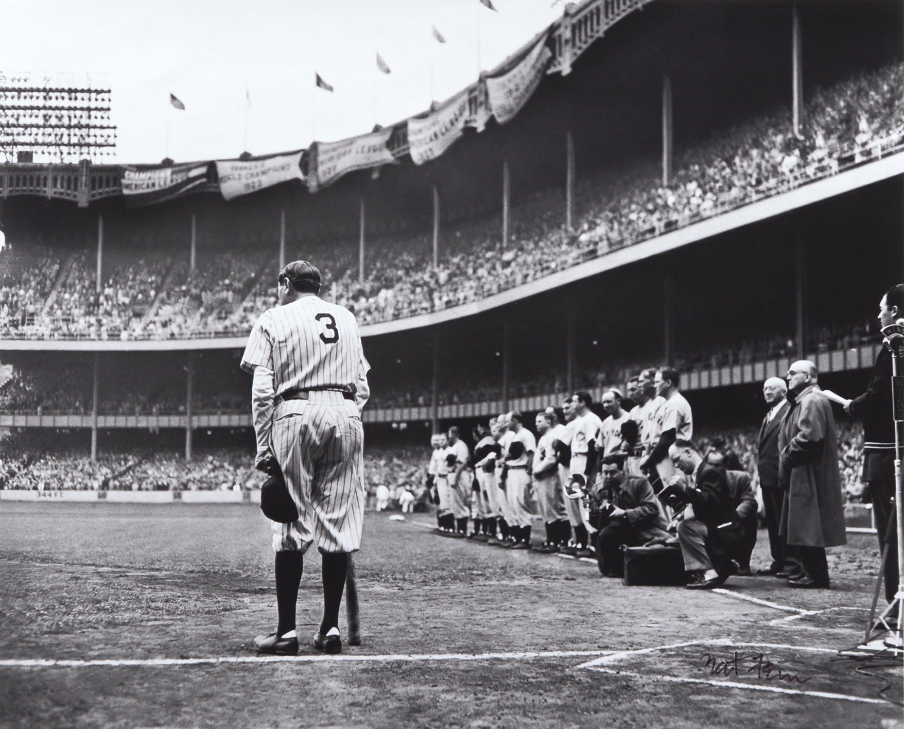 Nat Fein — The Babe Bows Out - Babe Ruth Farewell, June 13