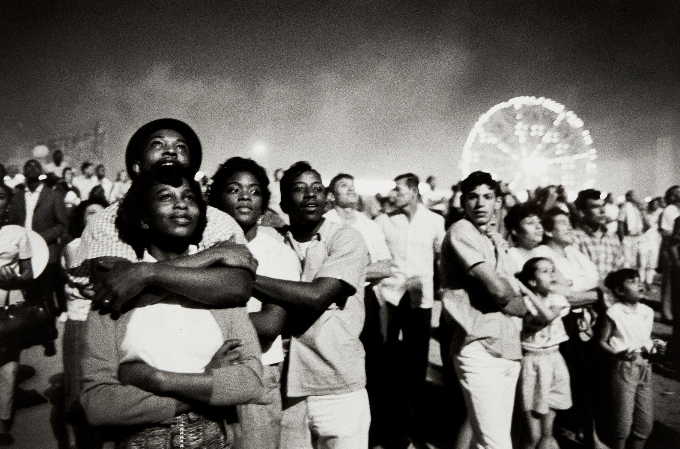 Fourth of July fireworks, Coney Island, New York