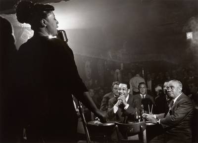 Ella Fitzgerald with Duke Ellington, Benny Goodman and Richard Rogers, NYC