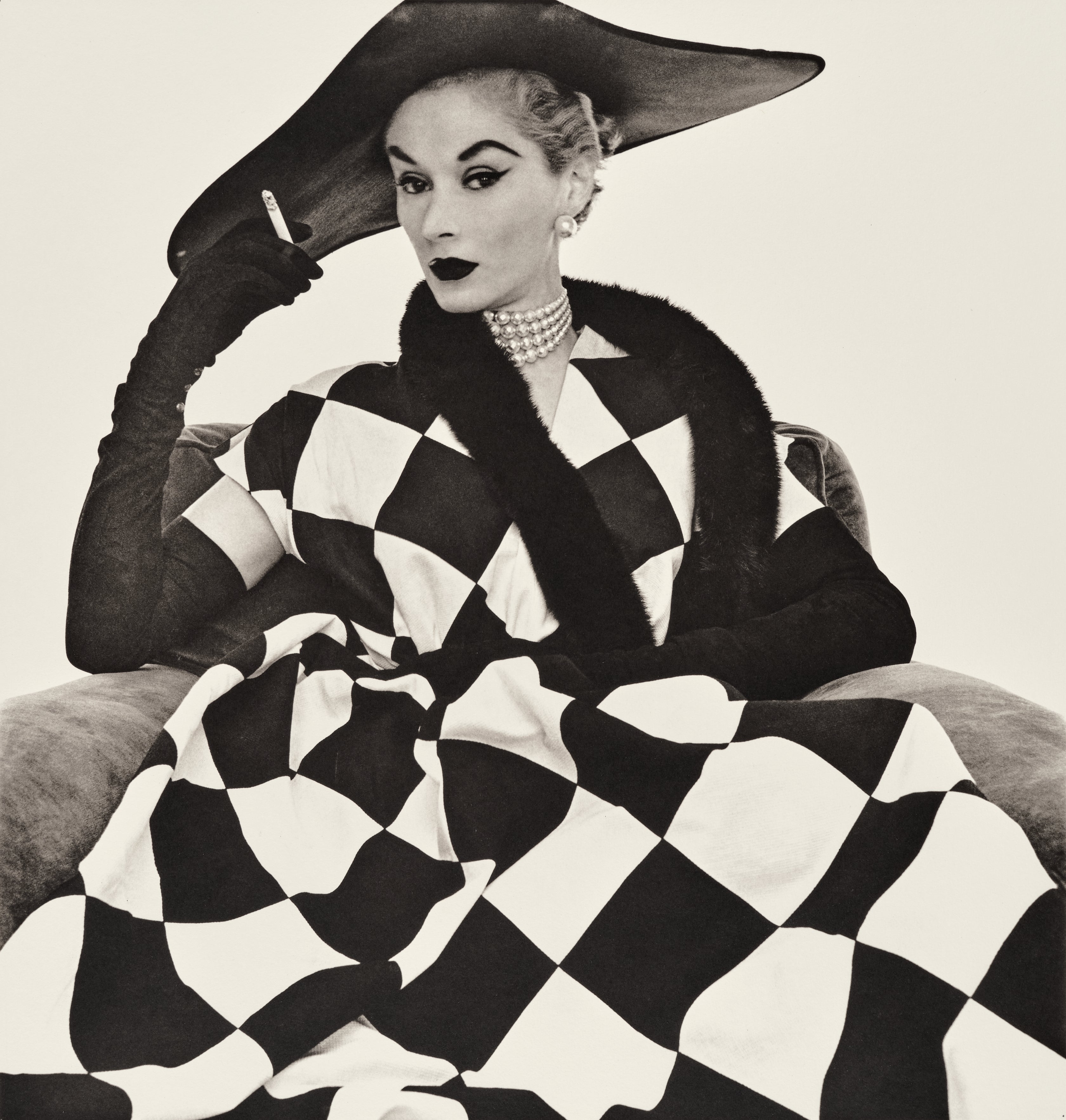 Irving Penn — Harlequin Dress (Lisa Fonssagrives-Penn), New York
