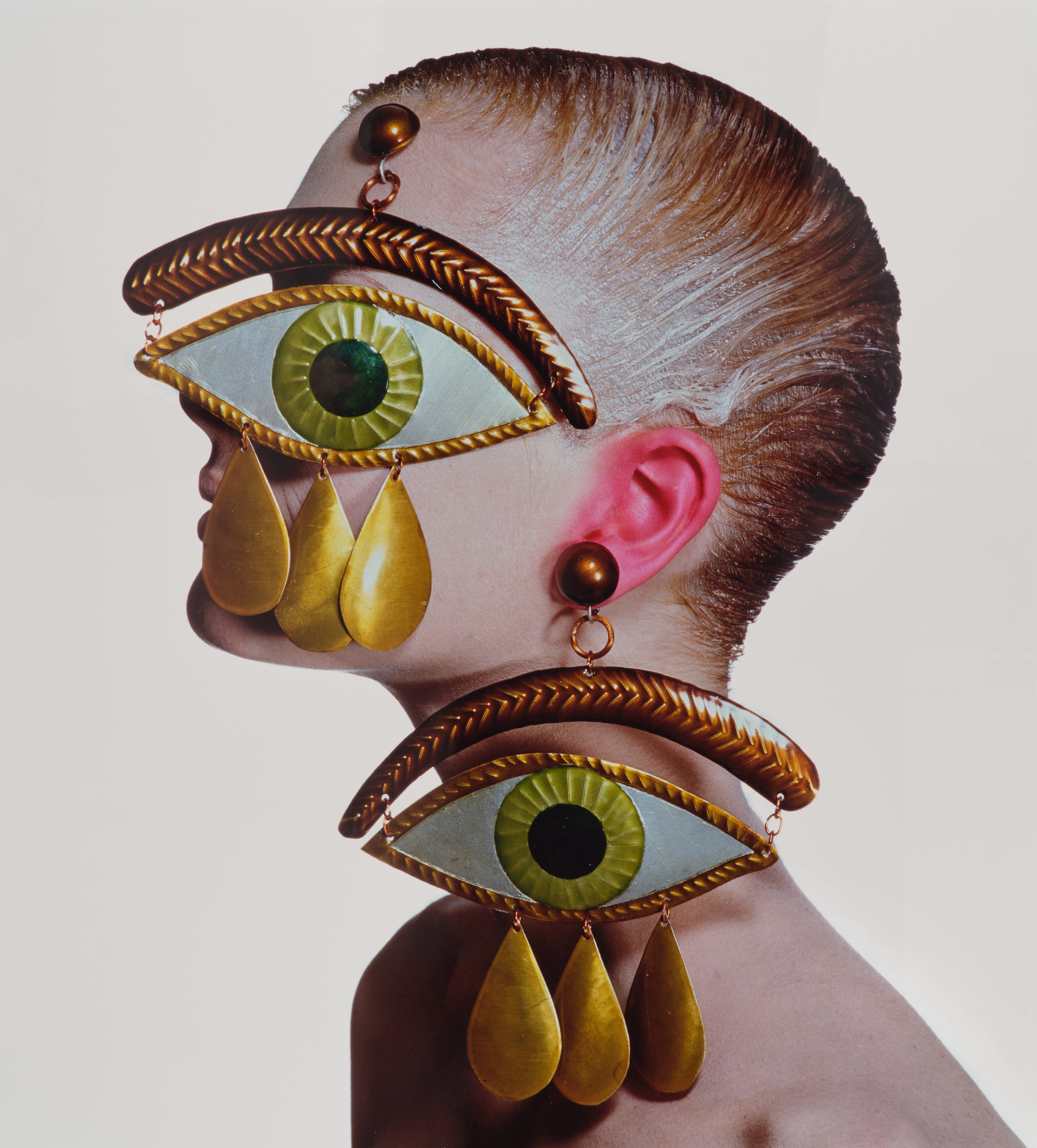 Irving Penn — Gaultier Eye Earrings, New York