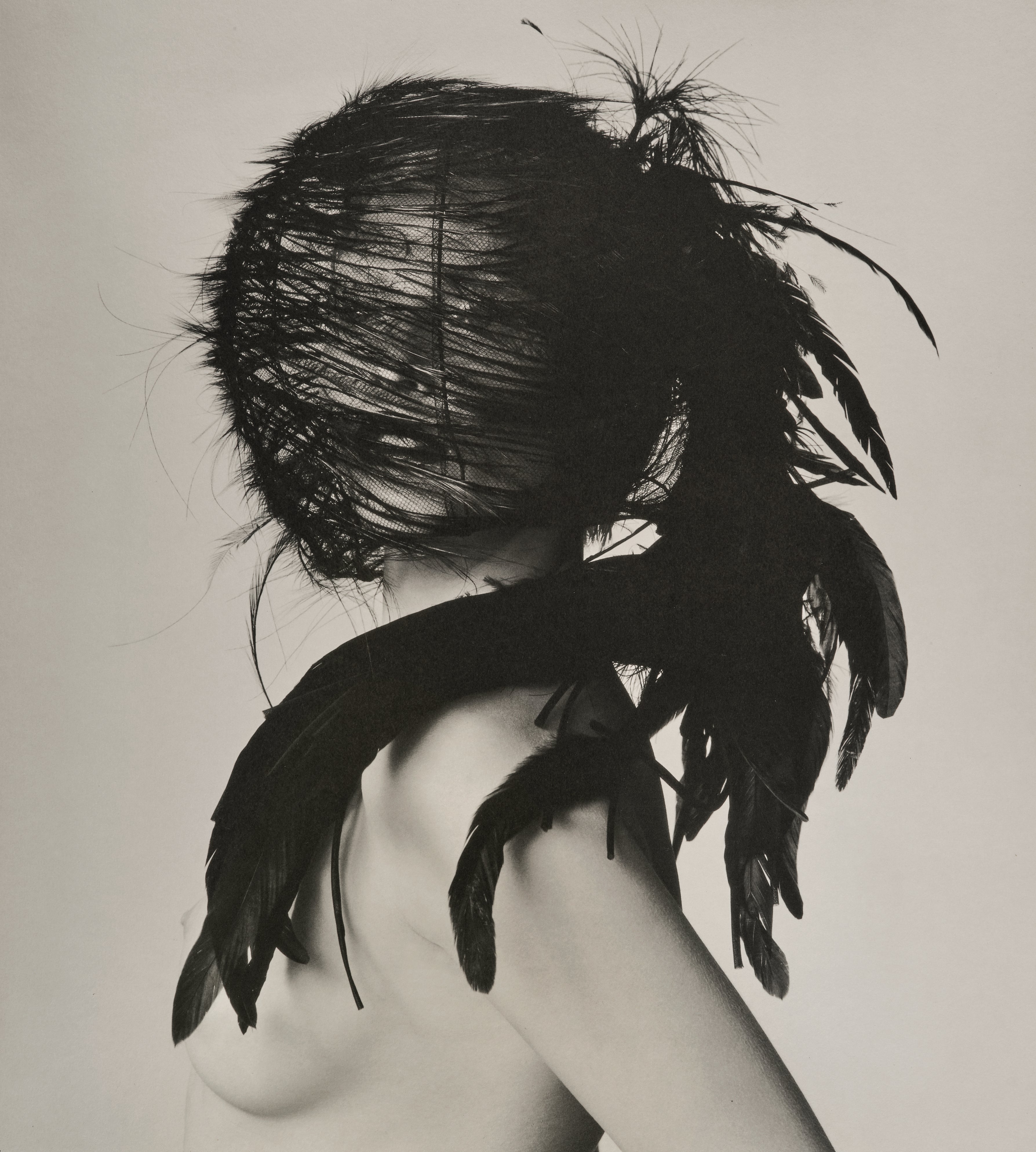 Irving Penn — Chanel Feather Headdress, New York