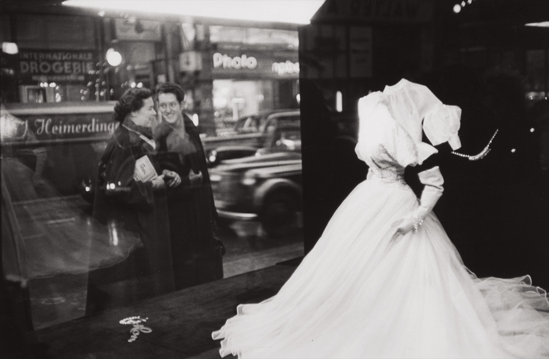 Henri Cartier-Bresson — Window-display of a large Hamburg, Germany clothing-store