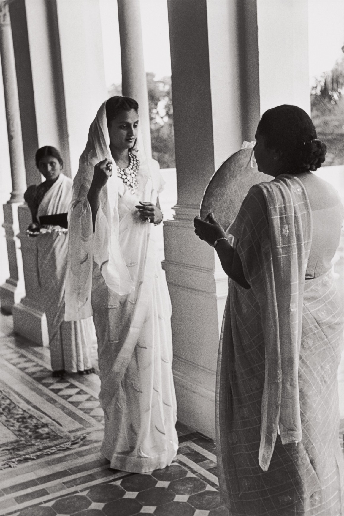 Henri Cartier-Bresson — Festivities for the 39th Birthday of the Maharajah (The diamonds once belong to Napoleon), Gujarat, Baroda [Vadodara], India