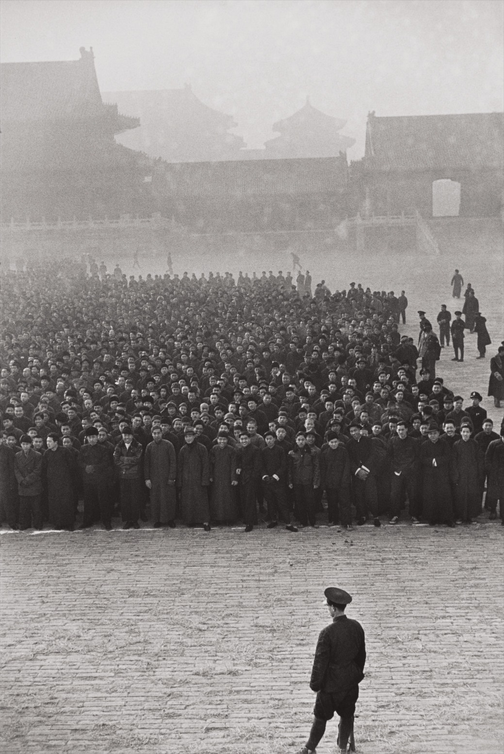Henri Cartier-Bresson — The Kuomintang calls recruits to arms, Beijing, China