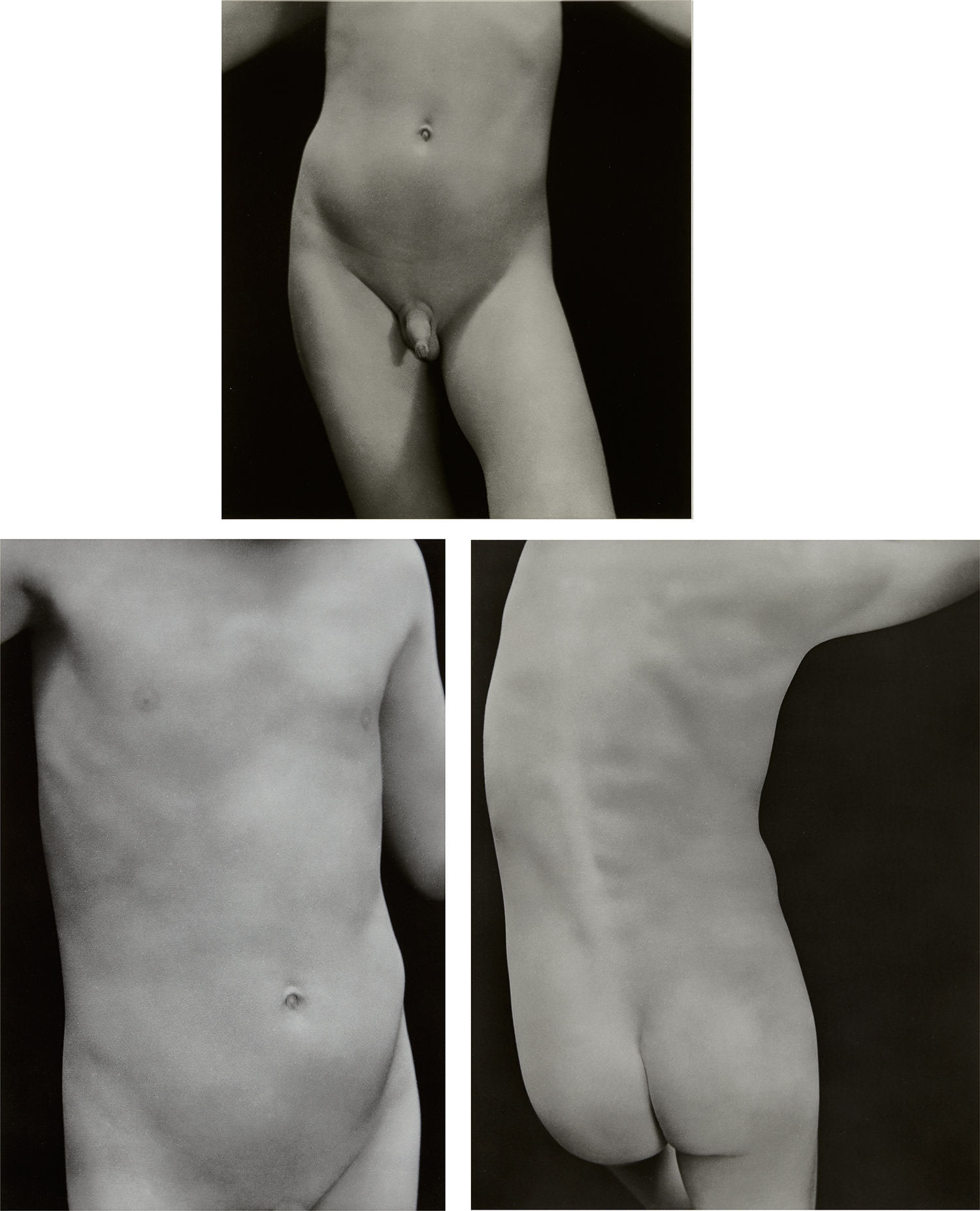 Edward Weston — Three Selected Studies of Neil Weston, the Photographer's Son