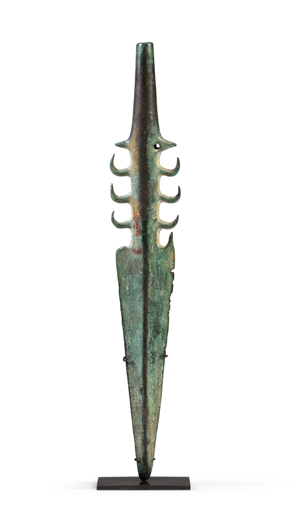 Harpon, Plaines Indo-gangétique, Uttar Pradesh, Inde, ca. 1500-1000 AV. J.-C. — Indo-Gangetic plains harpoon, Uttar Pradesh, India, ca. 1500-1000 BC