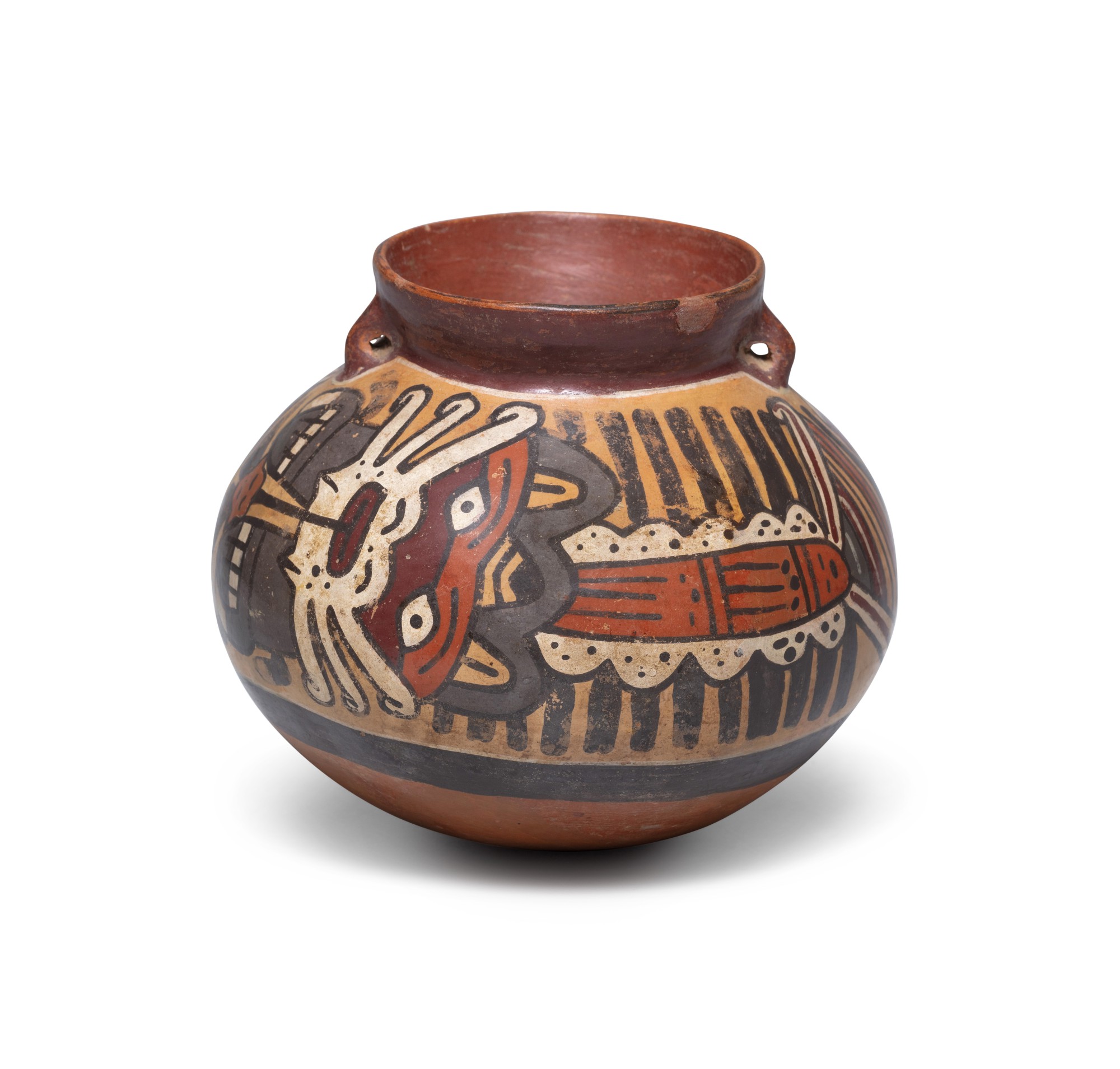 Vase polychrome, Nazca, Pérou, 300-600 AP. J.-C. — Nasca polychrome vessel, Peru, AD 300-600