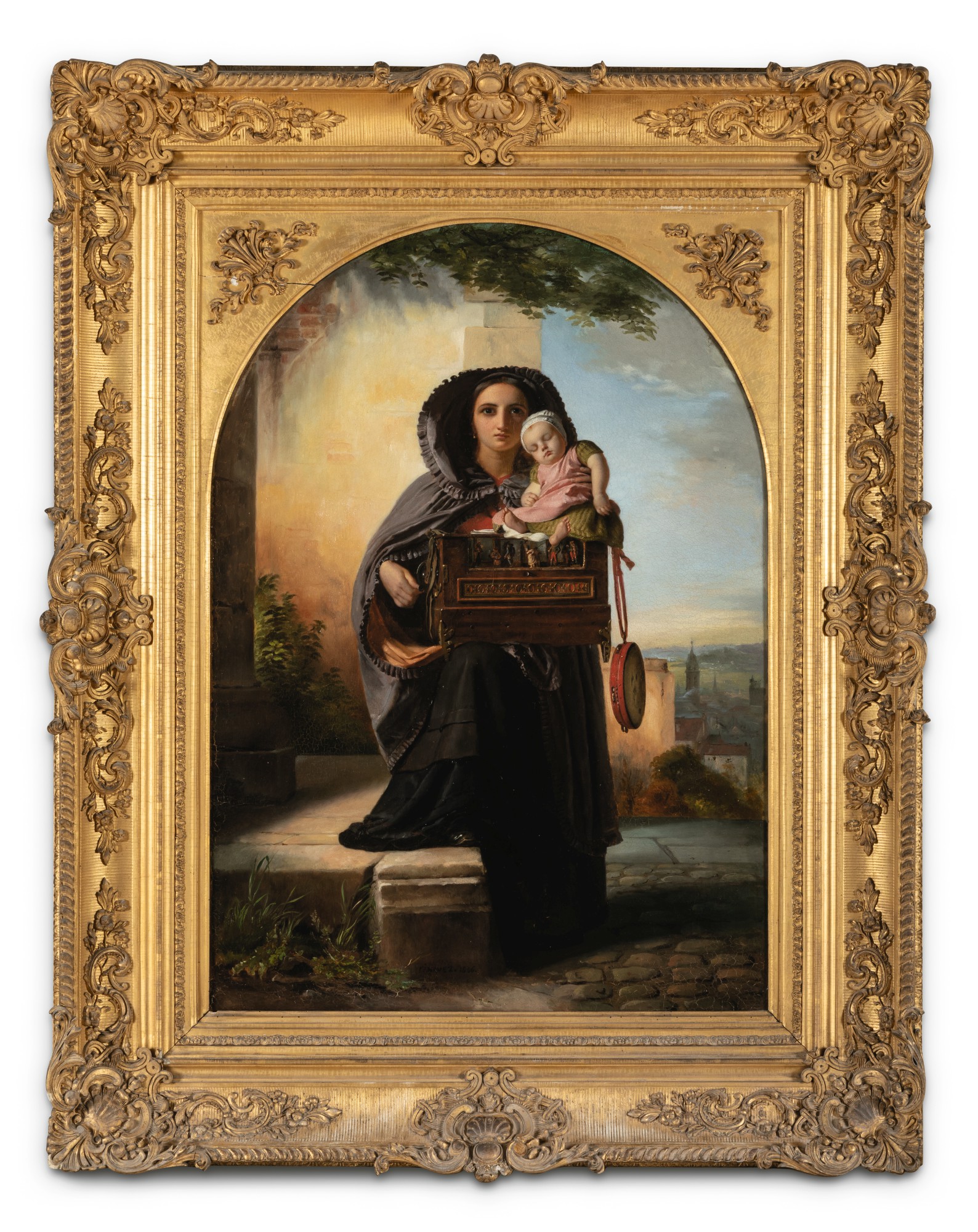 François-Joseph Navez — The Barrel Organ Player