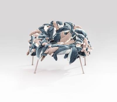 Chaise Dolphins and Sharks