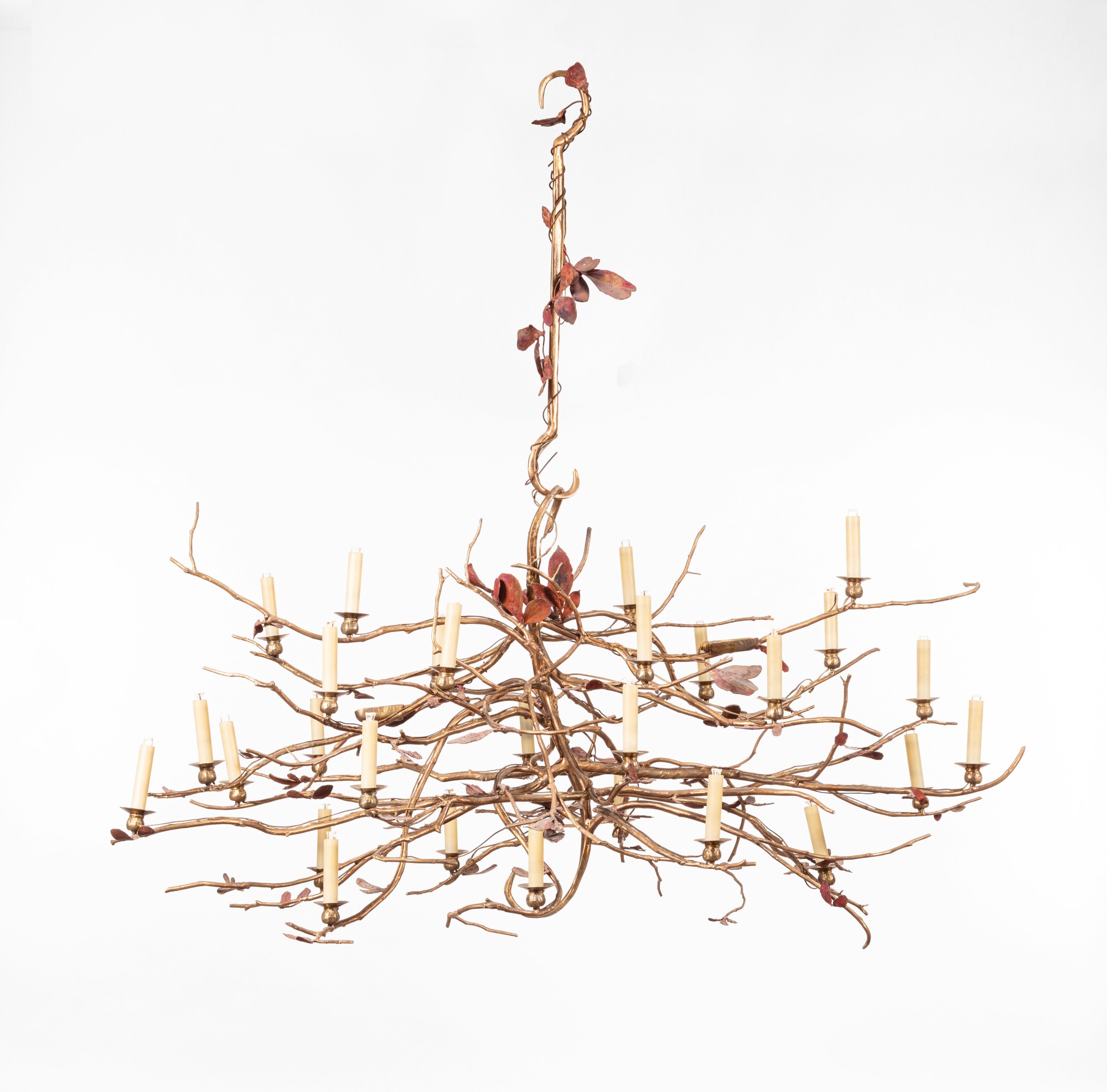 Claude Lalanne —  Important lustre Structure végétale, pièce unique