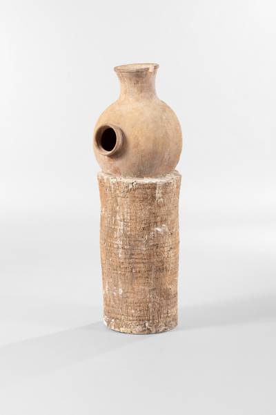 Travail espagnol du XXème siècle, Botijo sur Socle