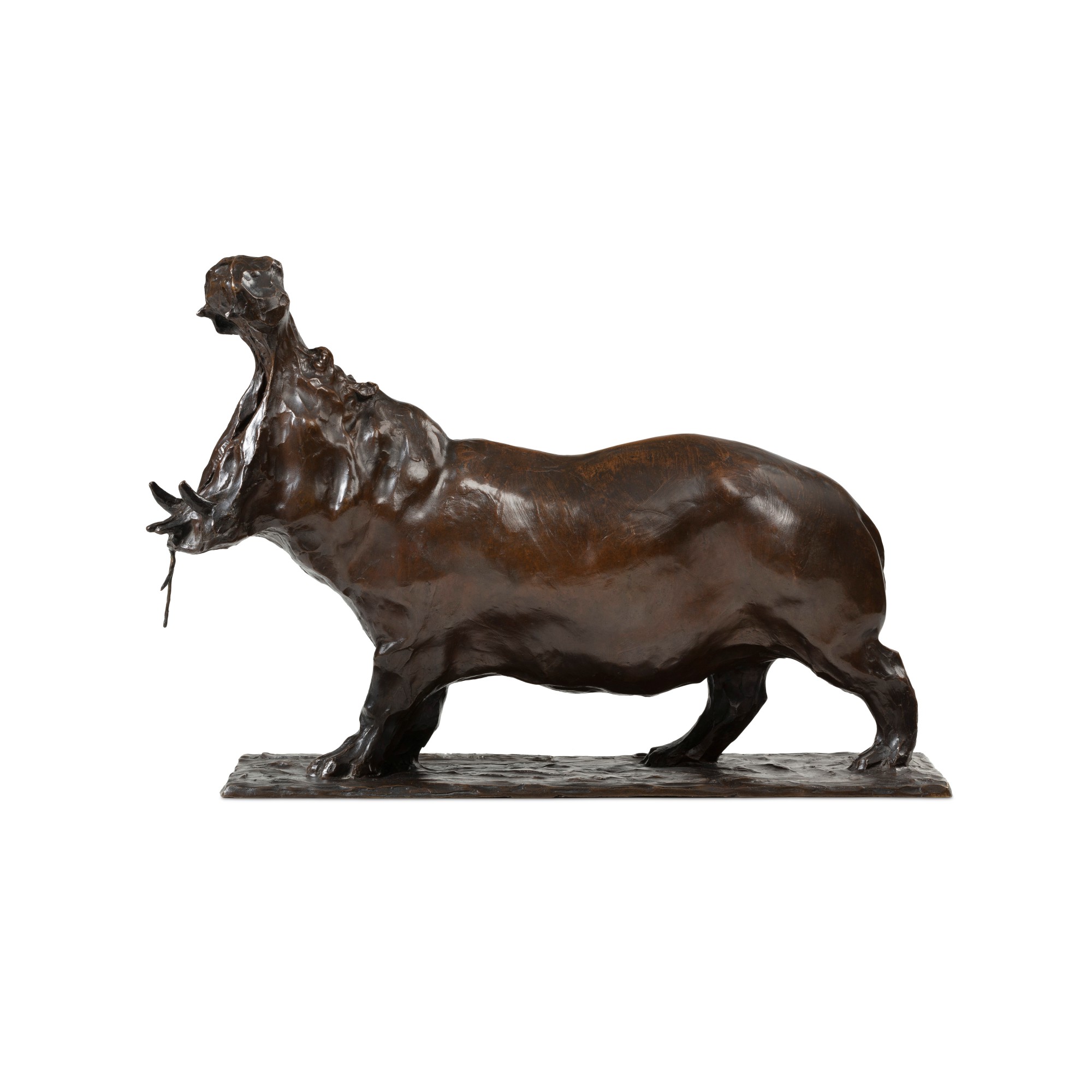 Rembrandt Bugatti — Hippopotame bâillant