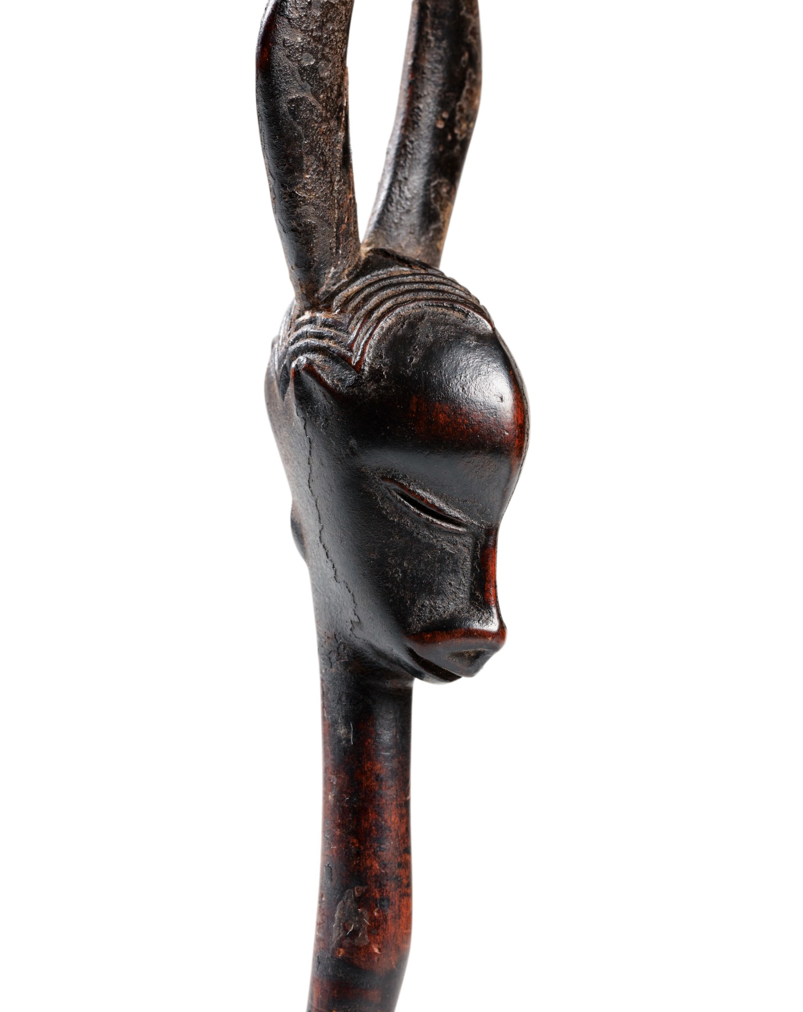 Manche de cuillére, Yaouré, Côte d'Ivoire — Yaure spoon handle, Ivory Coast