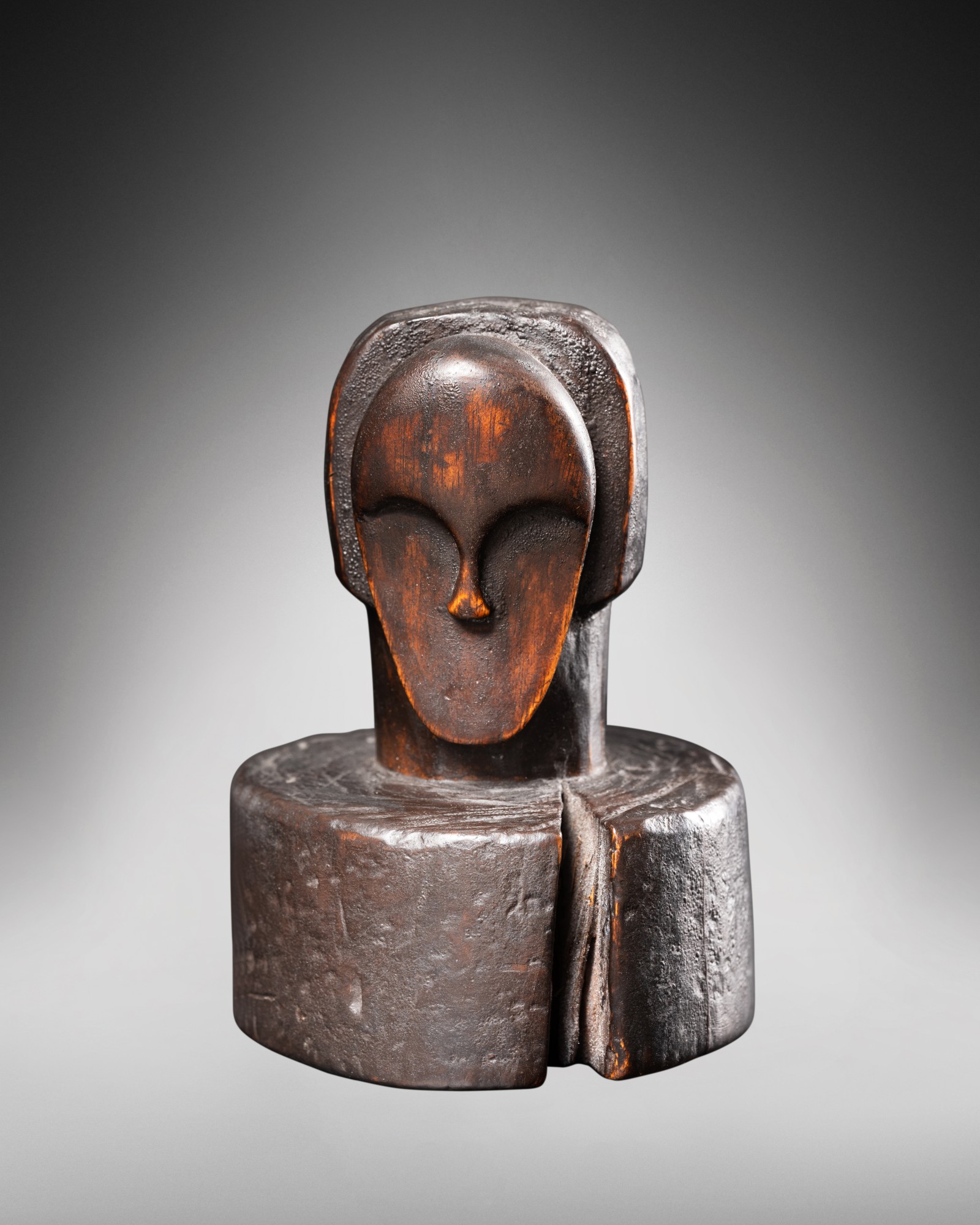 Fang miniatur head, Gabon