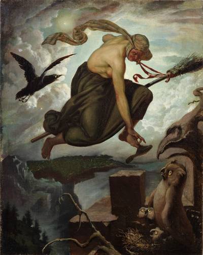 Ecole anglaise du XIXe siècle, La Sorcière