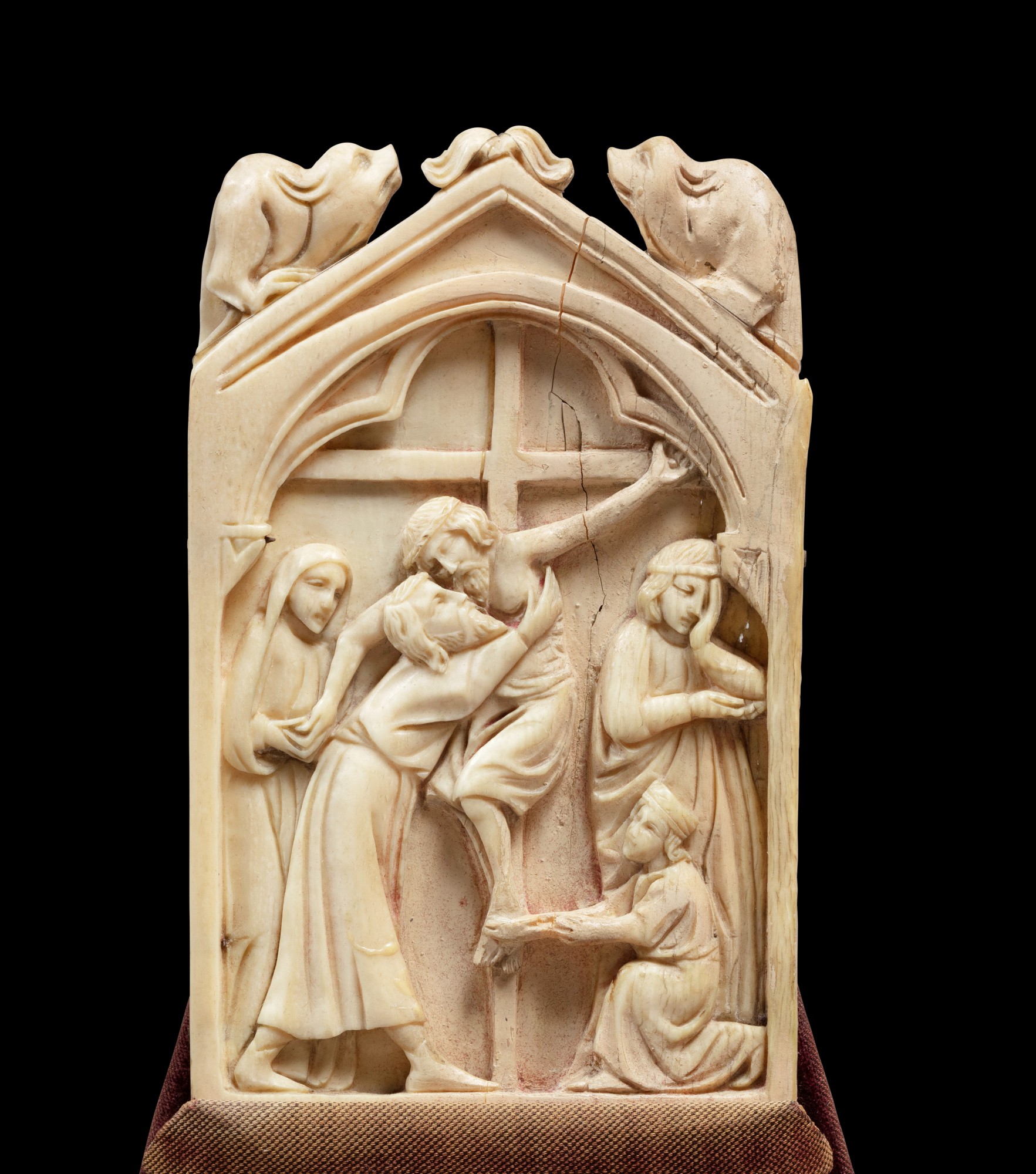 French, 14th century — La Déposition du Christ