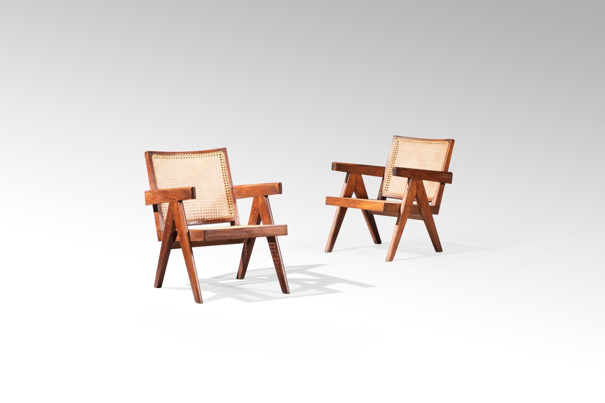 Pair of Easy PJ-SI-29-A armchairs, circa 1952-1956 