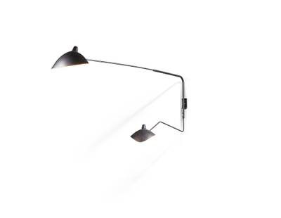 Angled wall lamp, designed in 1954