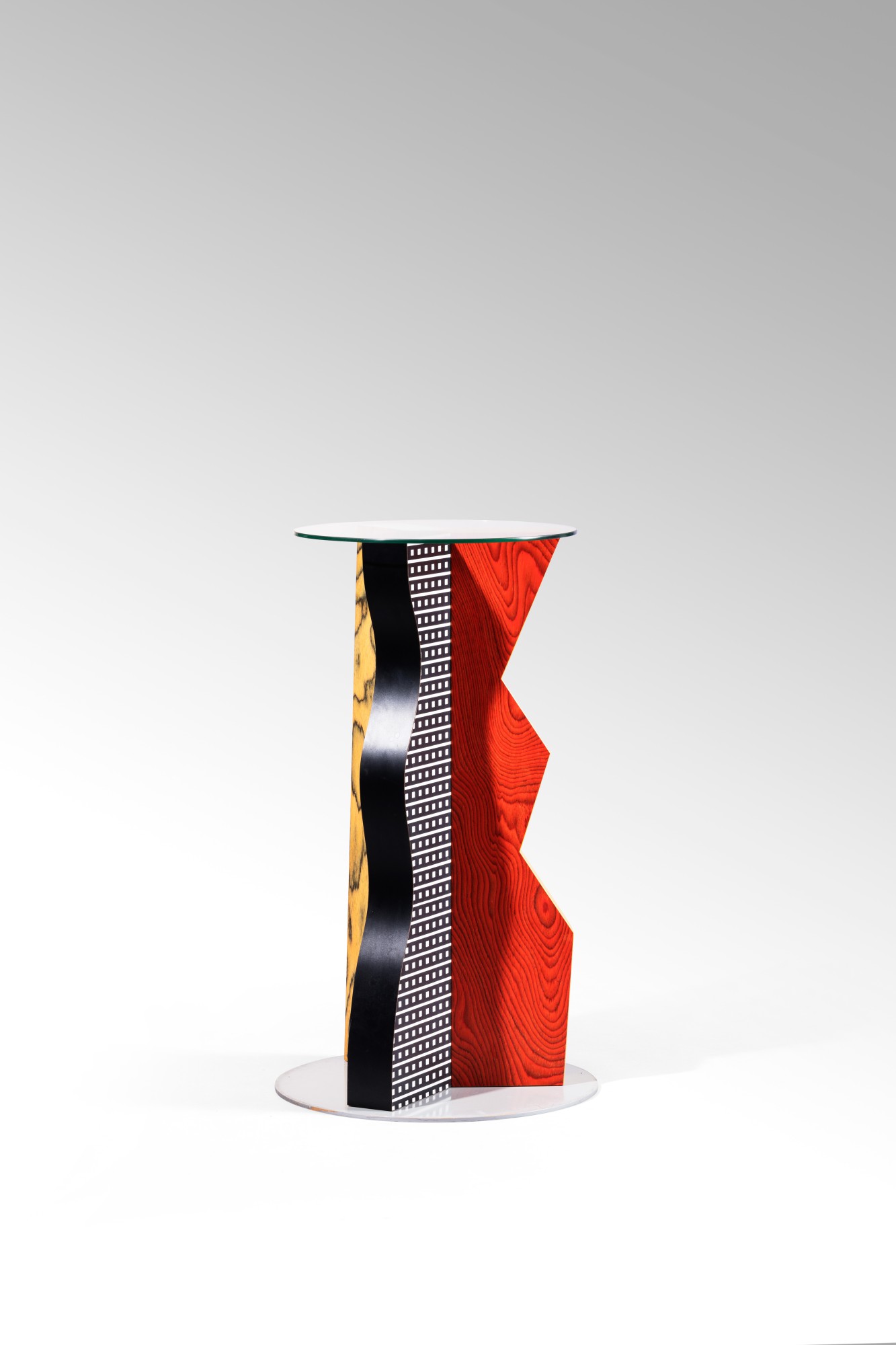 Ettore Sottsass — Ivory side table, designed in 1985