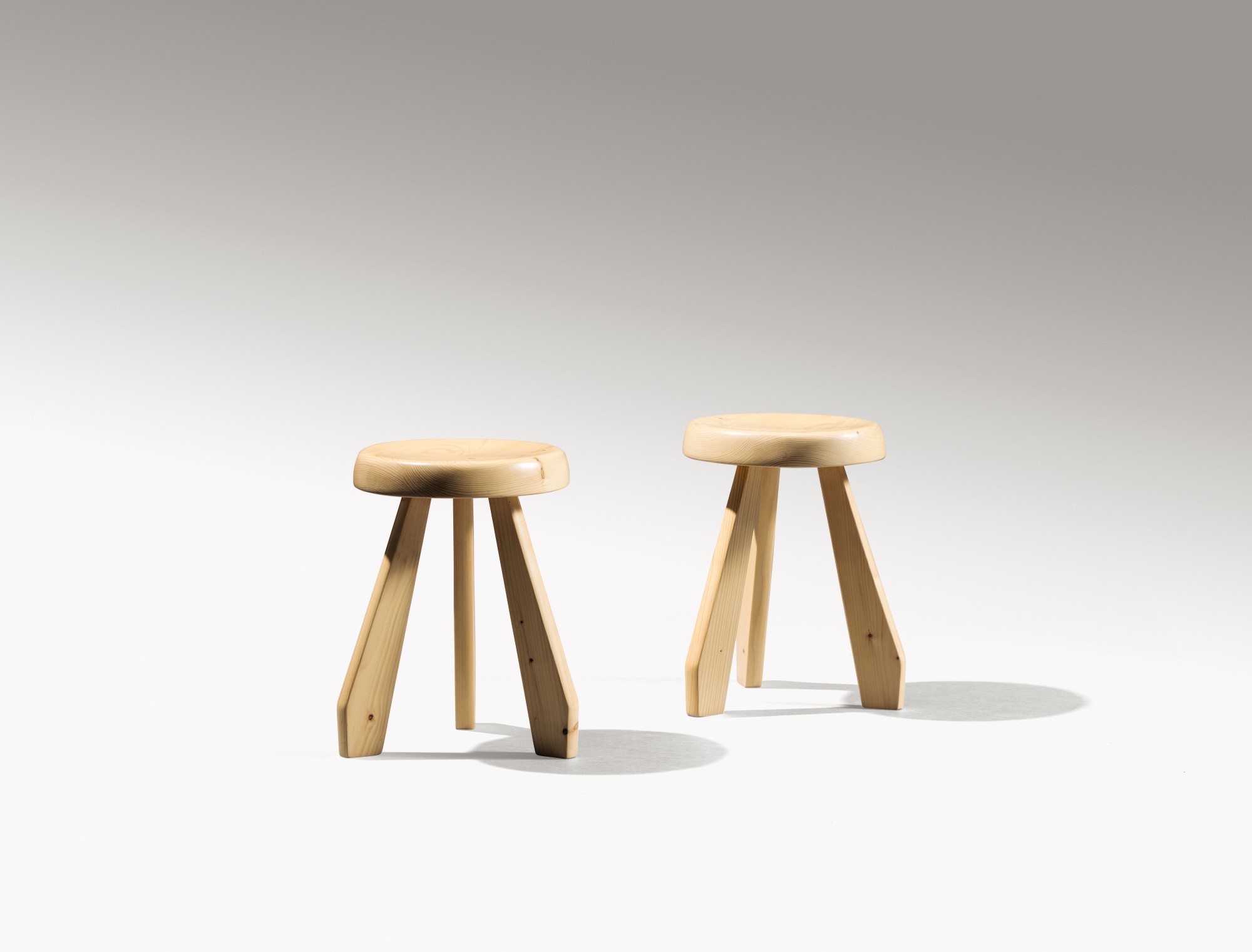 Pair of stools, designed circa 1962 
