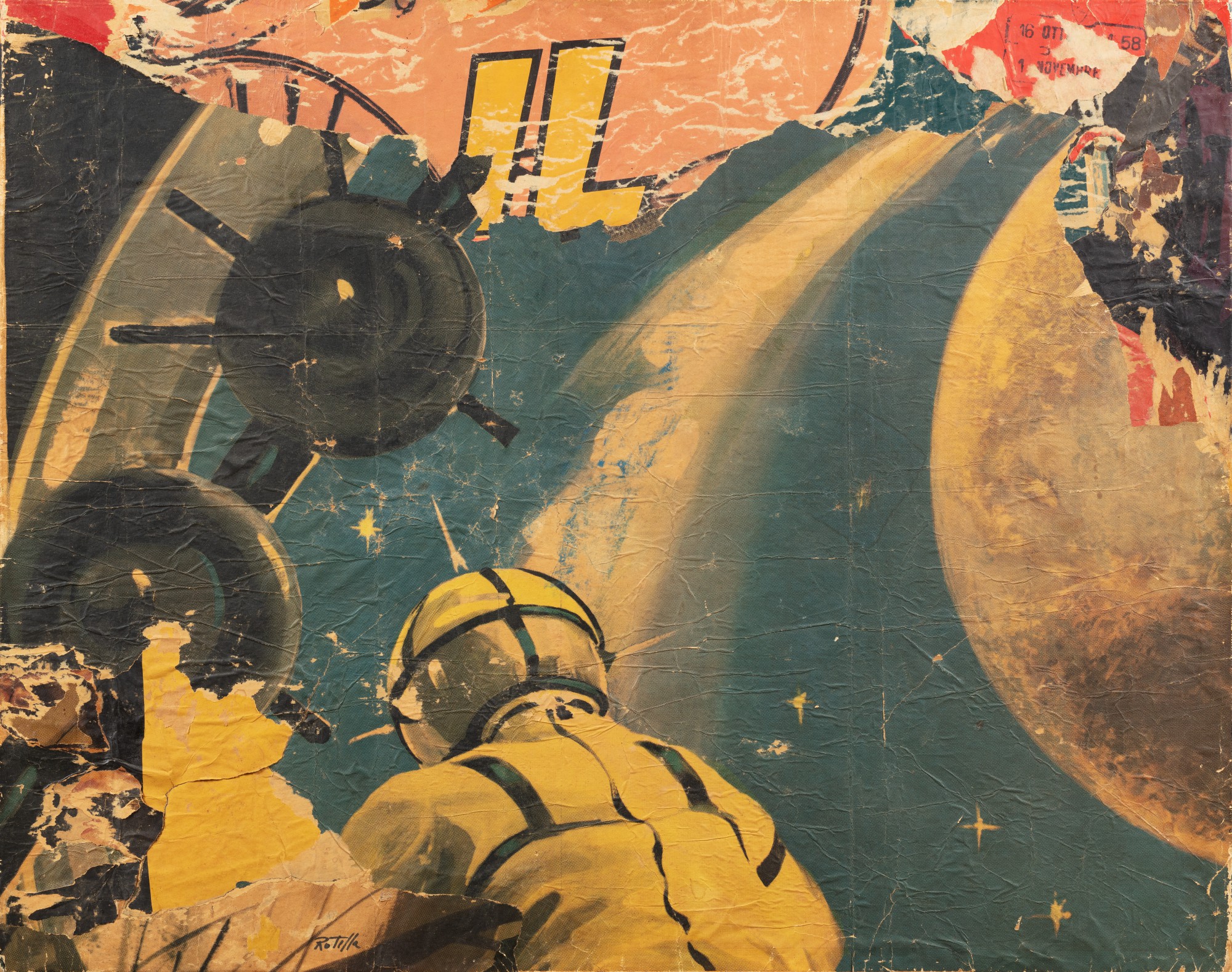 Mimmo Rotella — Untitled