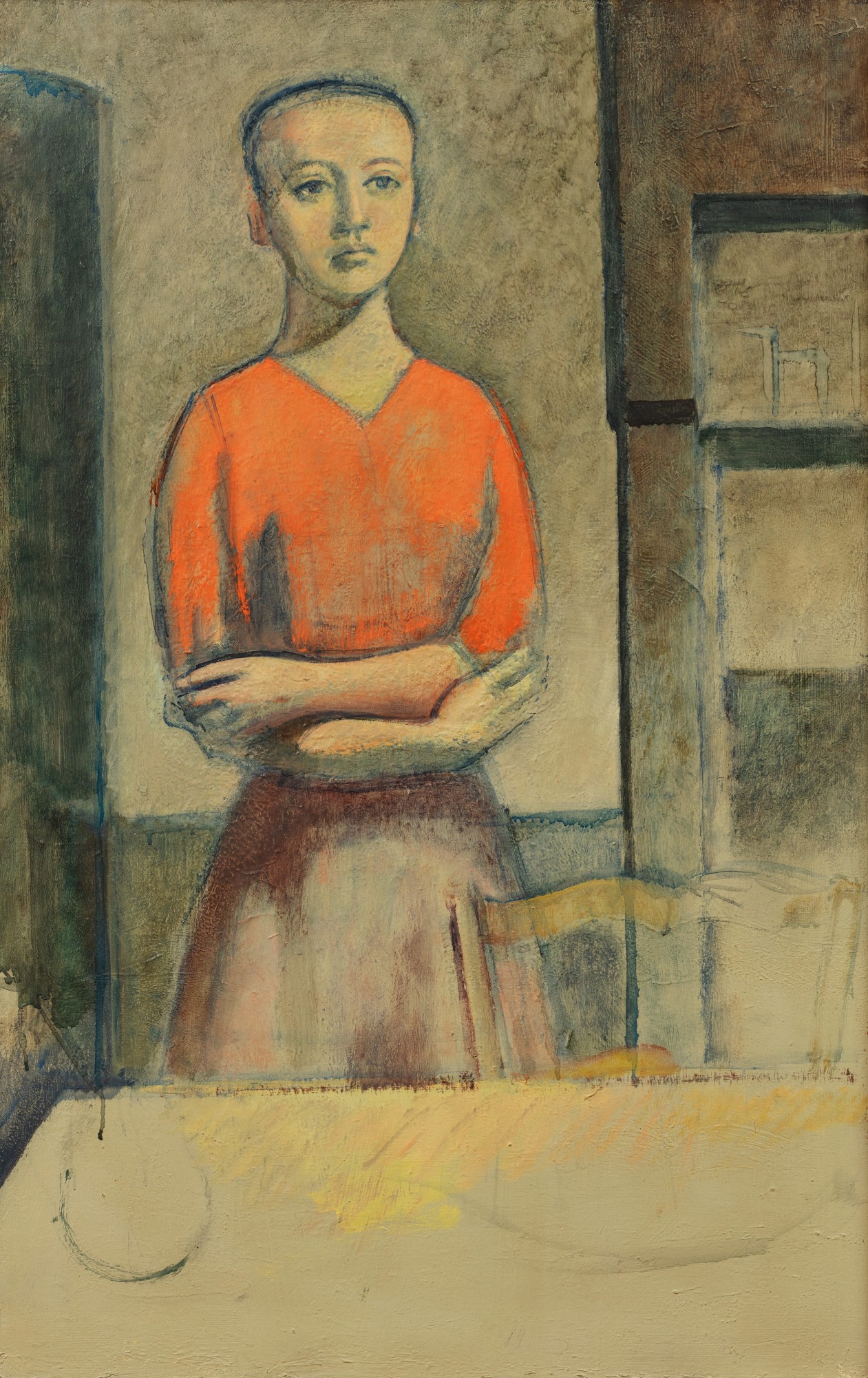 Balthus — Léna aux bras croisés 