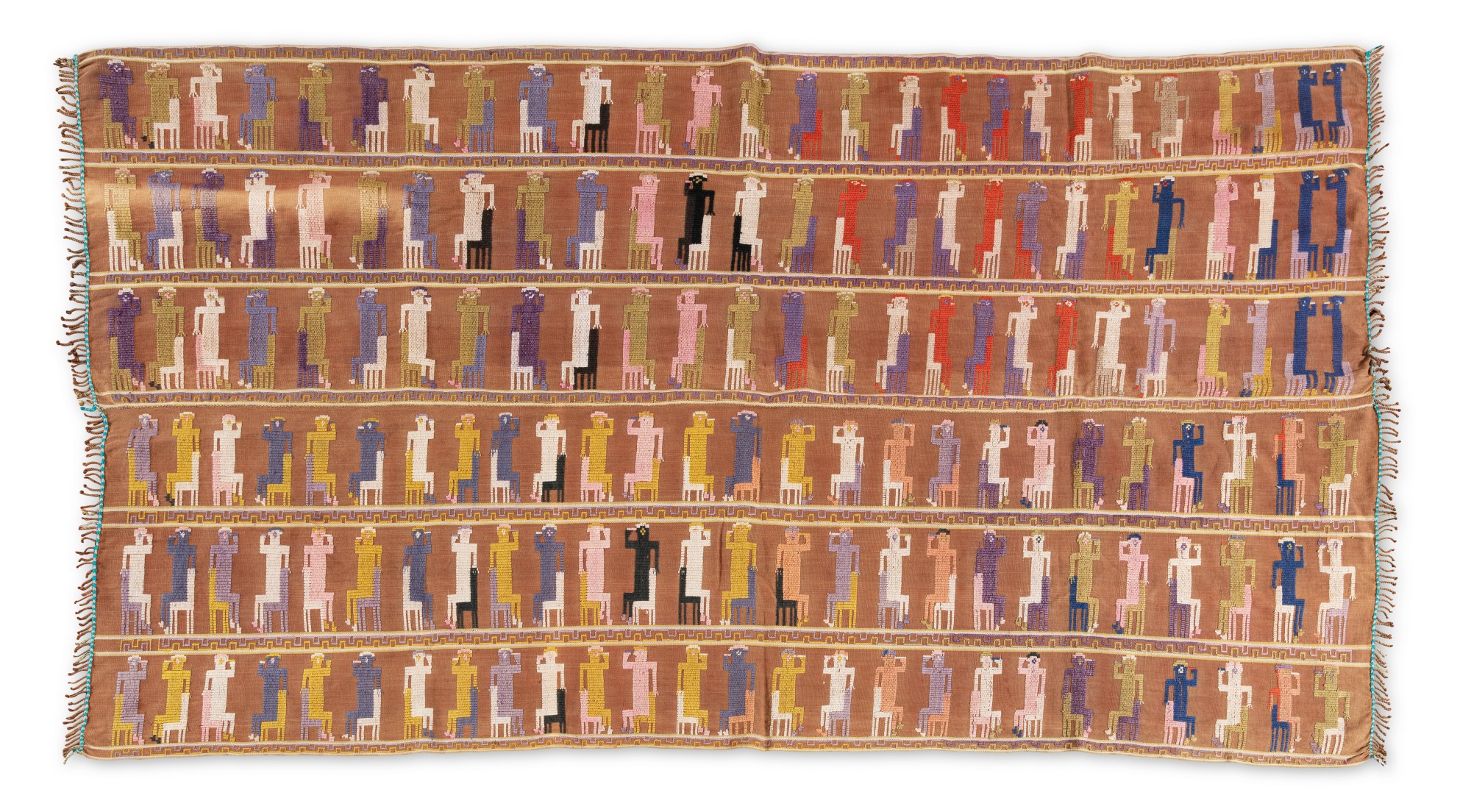 Sarong selimut, Île de Timor, Indonésie, première moitié du XXème siècle — Sarong selimut, Timor Island, Indonesia, first half of the XXth century