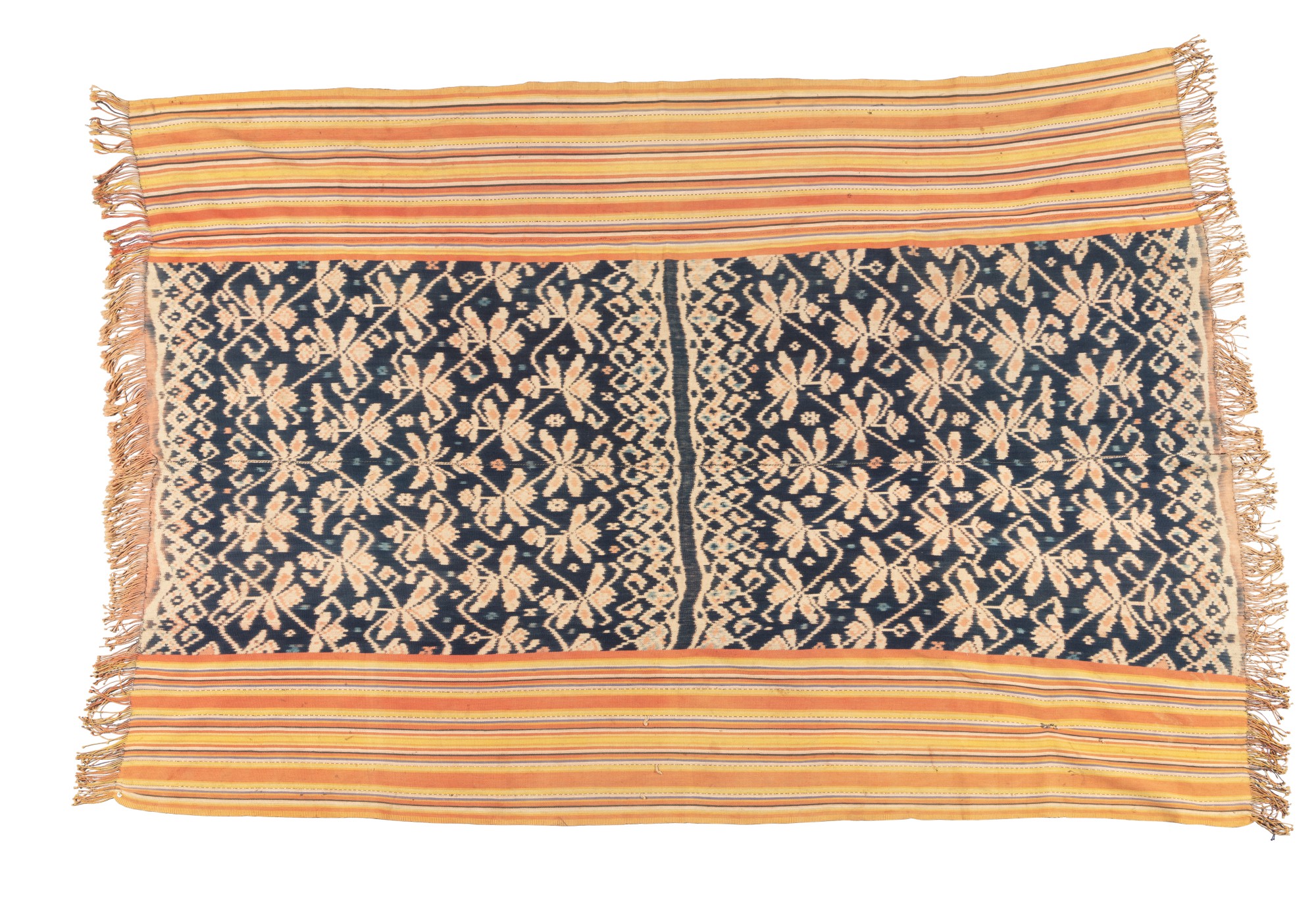 Unknown — Men's ikat selimut traditional cloth, Timor Island, Indonesia, early XXth century