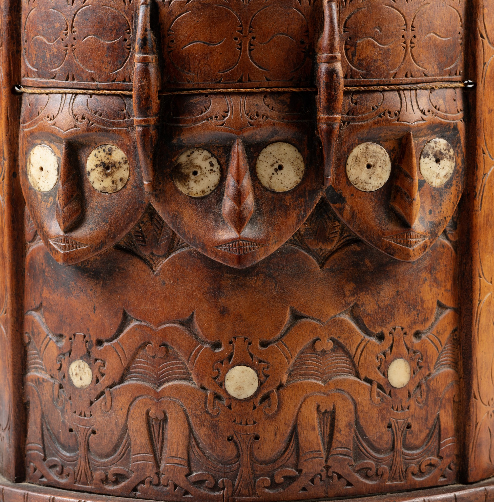 Porte-bébé, Dayak, Kalimantan, Bornéo