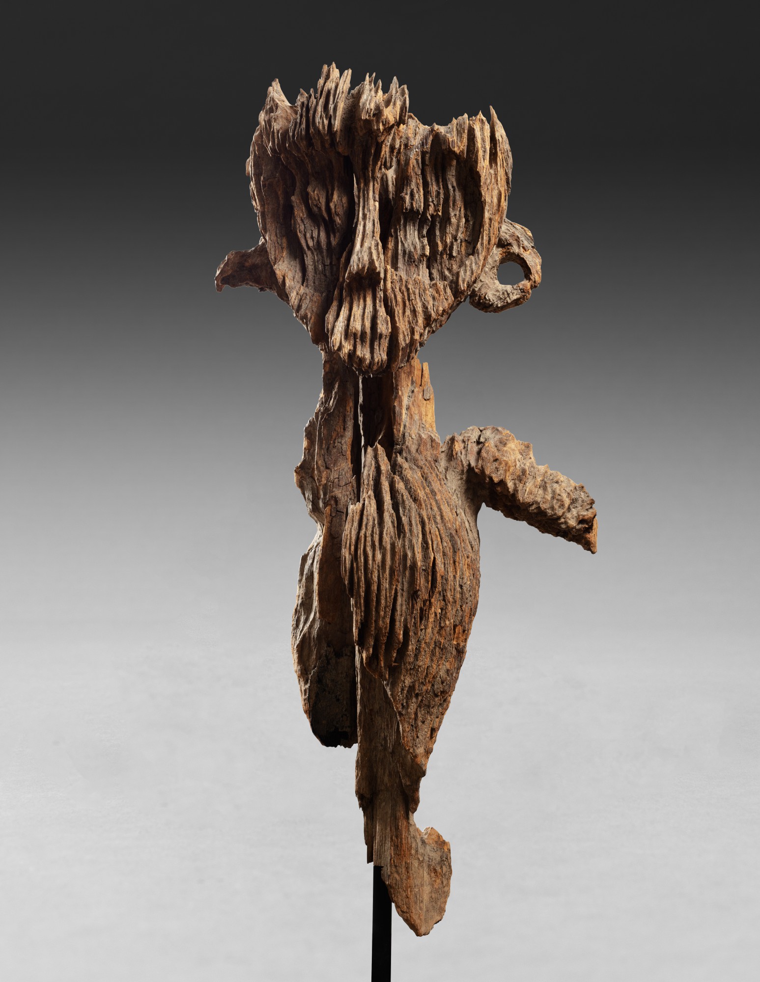 Unknown — Hampatong Bahau Dayak Figure, Mahakam River, Kalimantan, Borneo, Indonesia, XVIIIth century