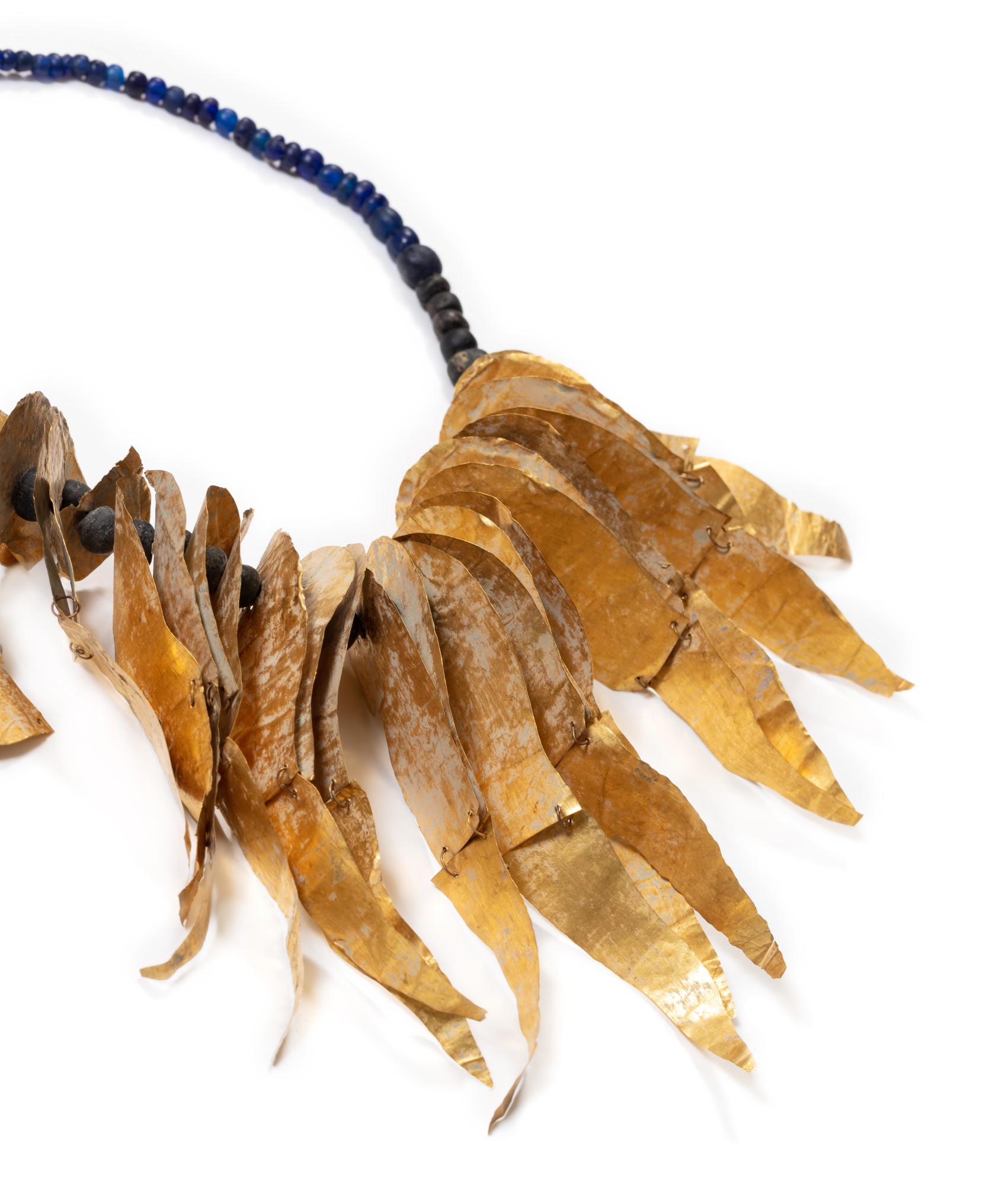 Collier à feuilles d'or, Java, Indonésie — Java Gold Leaves Necklace, Indonesia