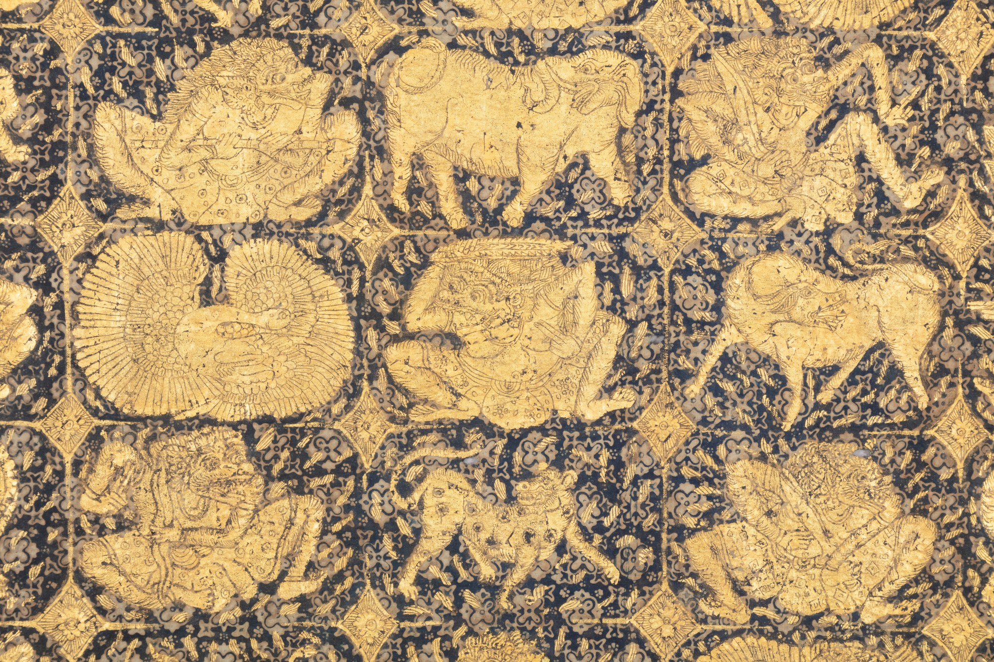 Unknown (Historical) — Ceremonial kain perada fabric, Bali, Indonsia, XXth century