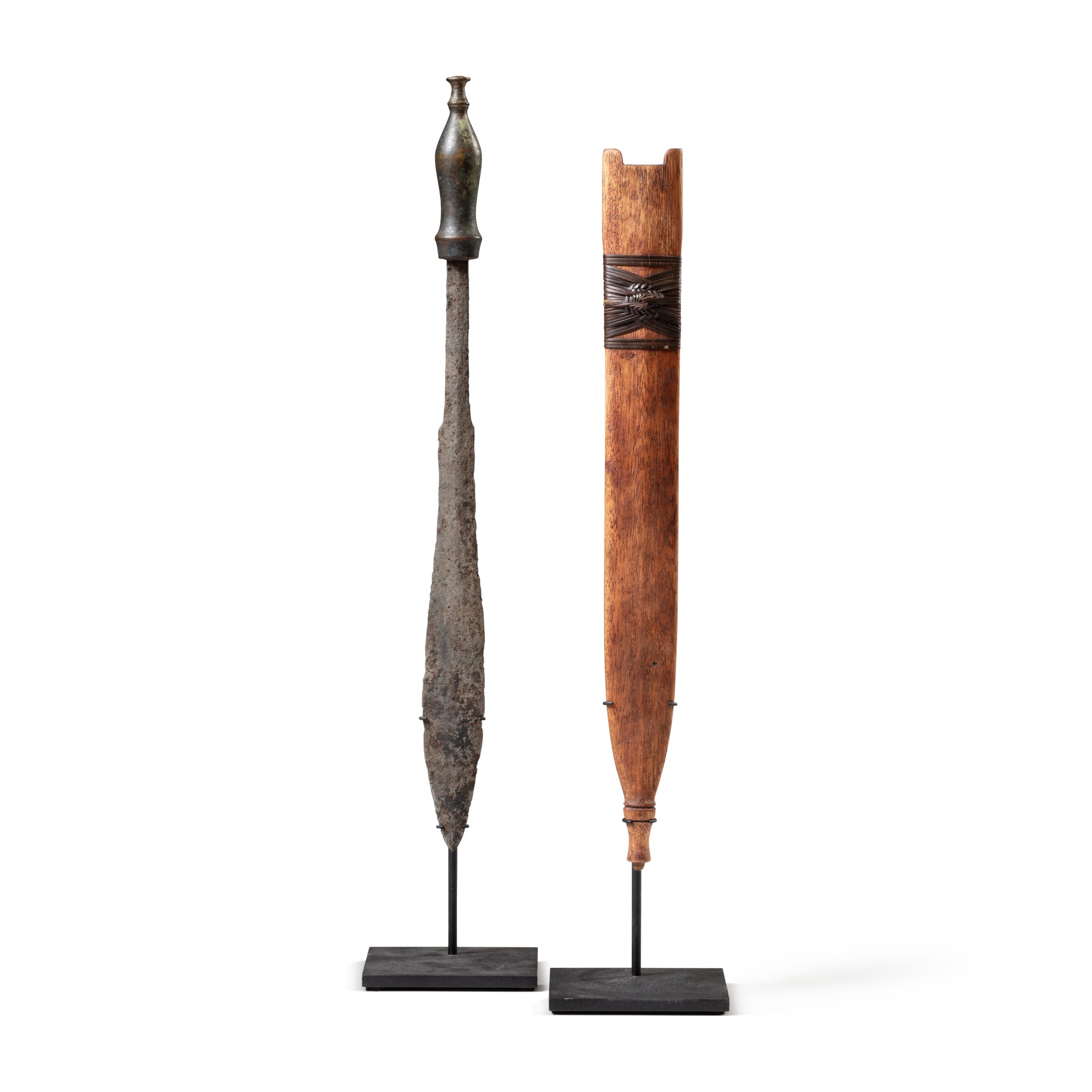 Dague rituelle dohong, Tomun Dayak, Kalimantan, Bornéo, Indonésie — Tomun Dayak Ritual Dagger dohong, Kalimantan, Borneo, Indonesia