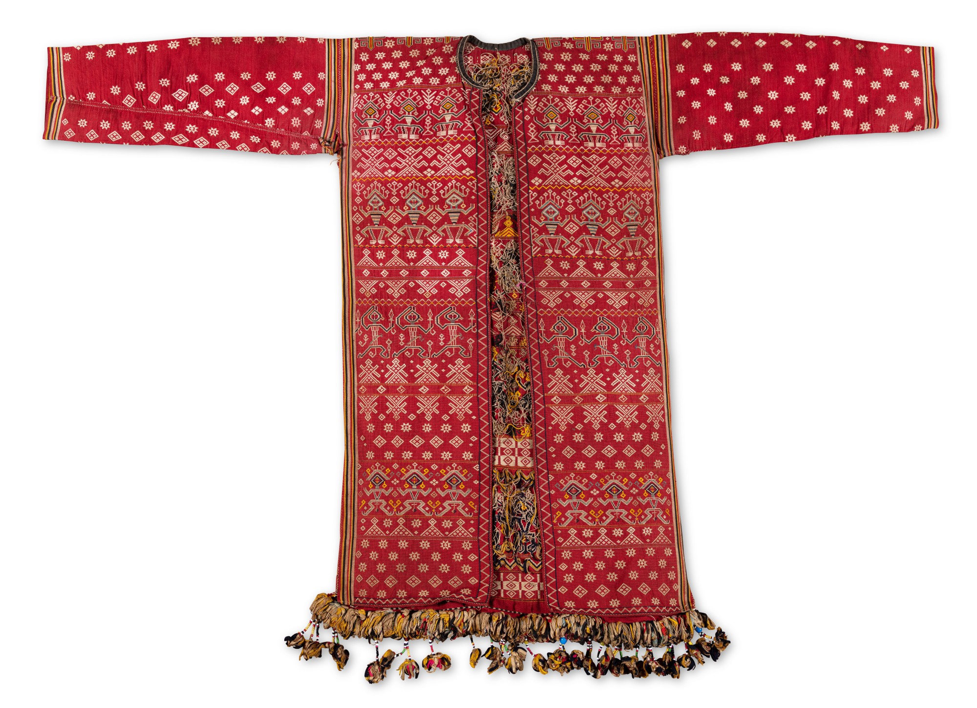 Gilet kelambi sungkit, Iban, Sarawak, Bornéo, Indonésie, fin du XIXème siècle — Iban sungkit kelambi jacket, Sarawak, Borneo, Indonesia, late XIXth century
