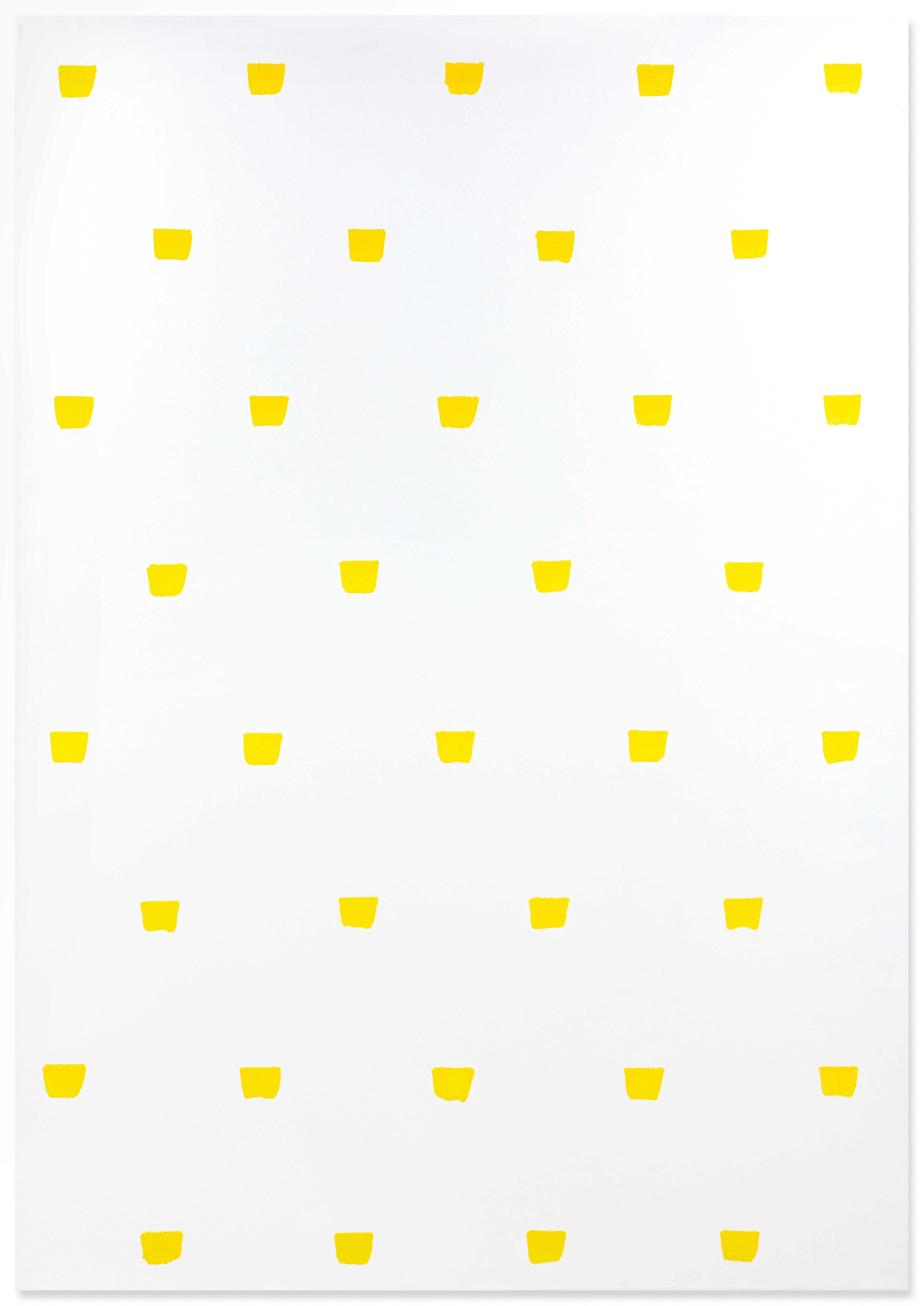 Niele Toroni — Empreintes de pinceau n°50 répétées à intervalles réguliers de 30 cm