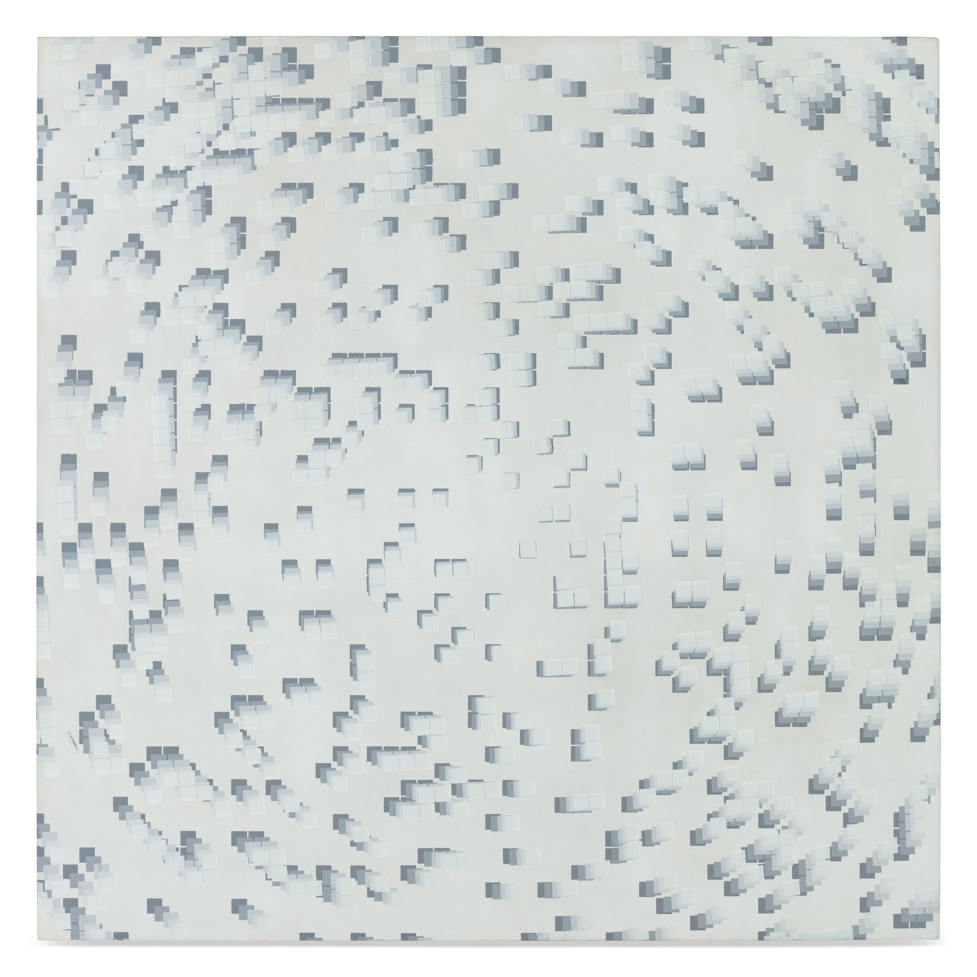 François Morellet — Ecran circulaire 20% 5 fois dégradé