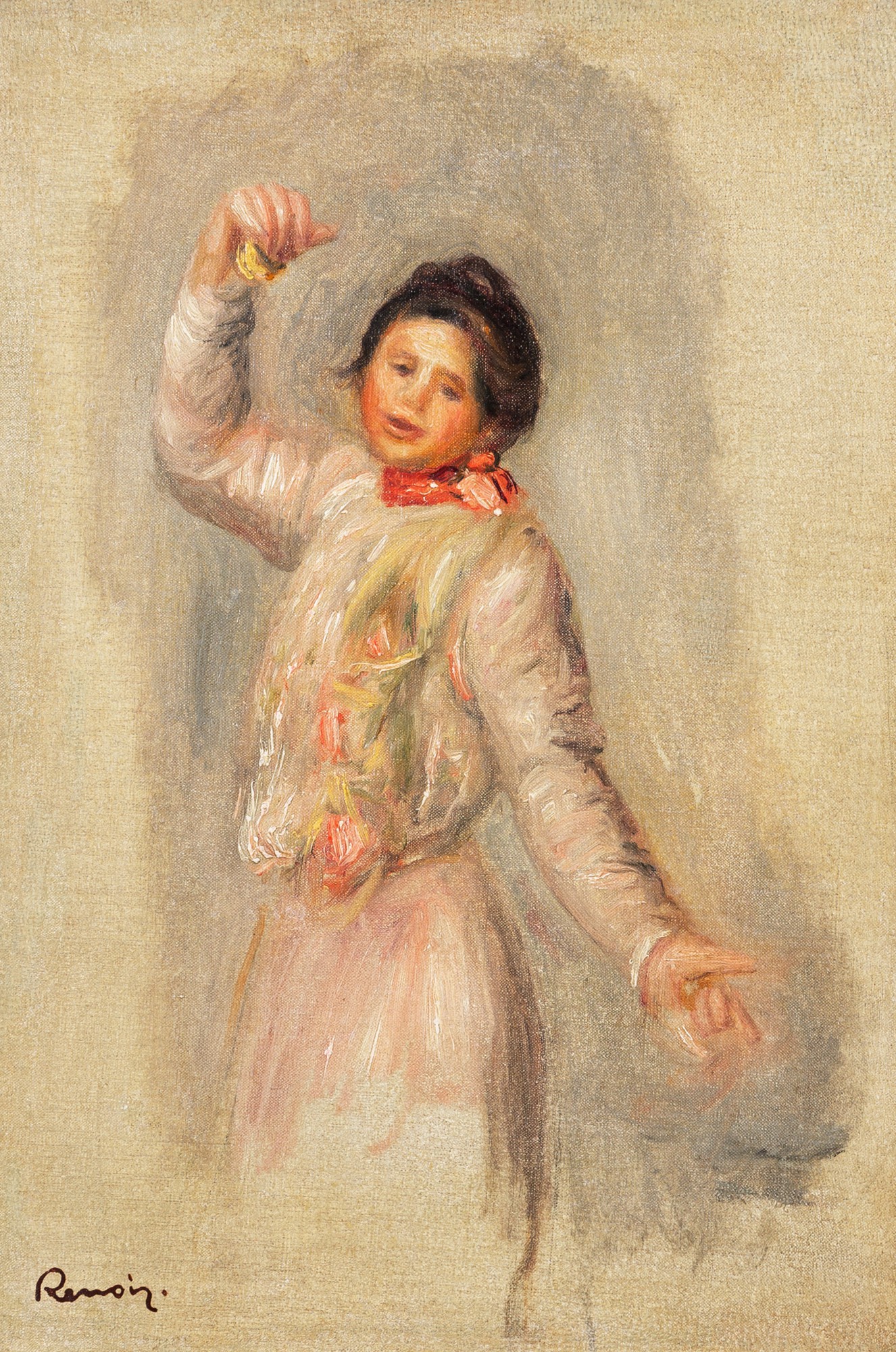 Pierre-Auguste Renoir — Danseuse aux castagnettes, fragment