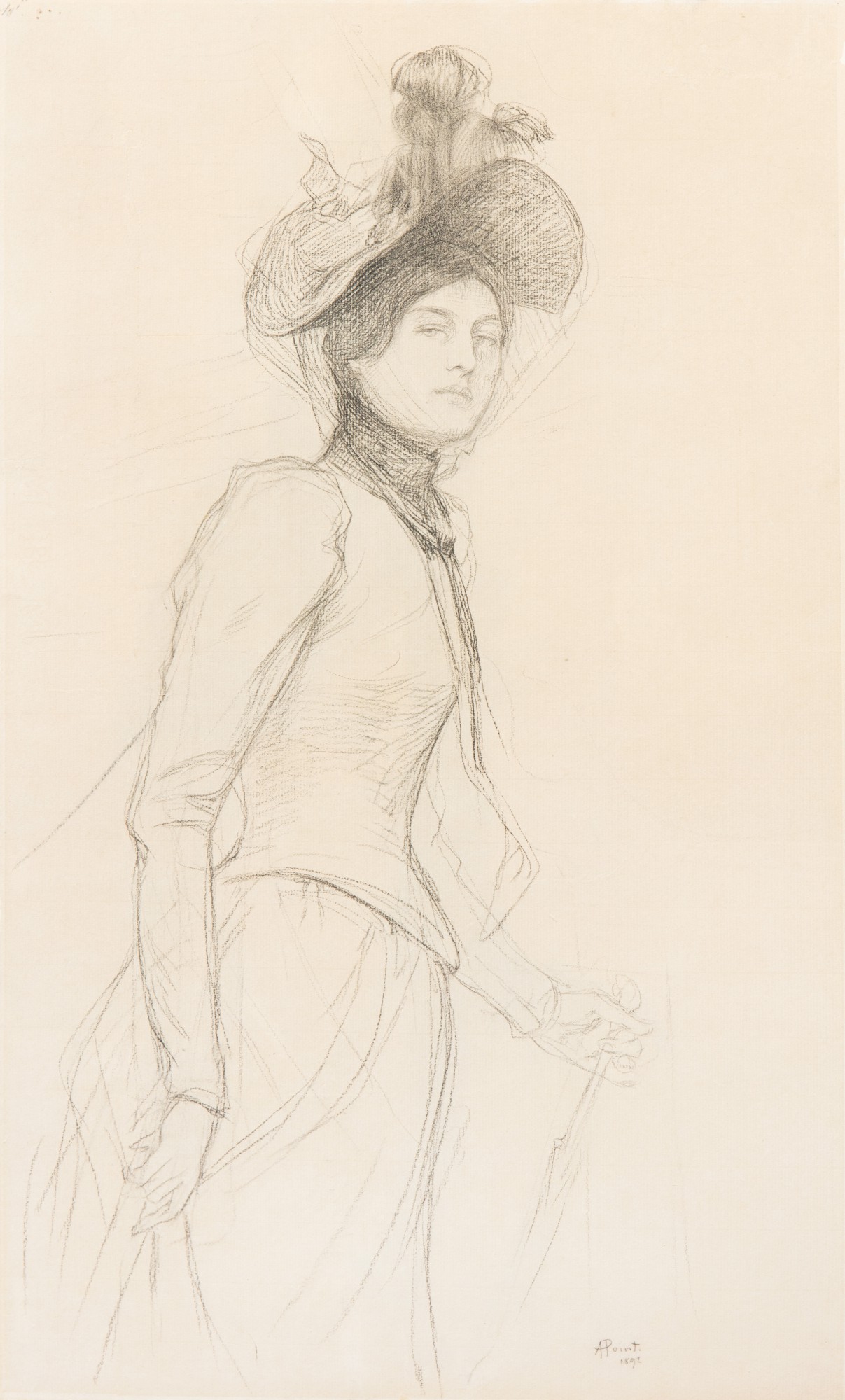 Armand Point — Parisienne (Portrait of Hélène Linder) 