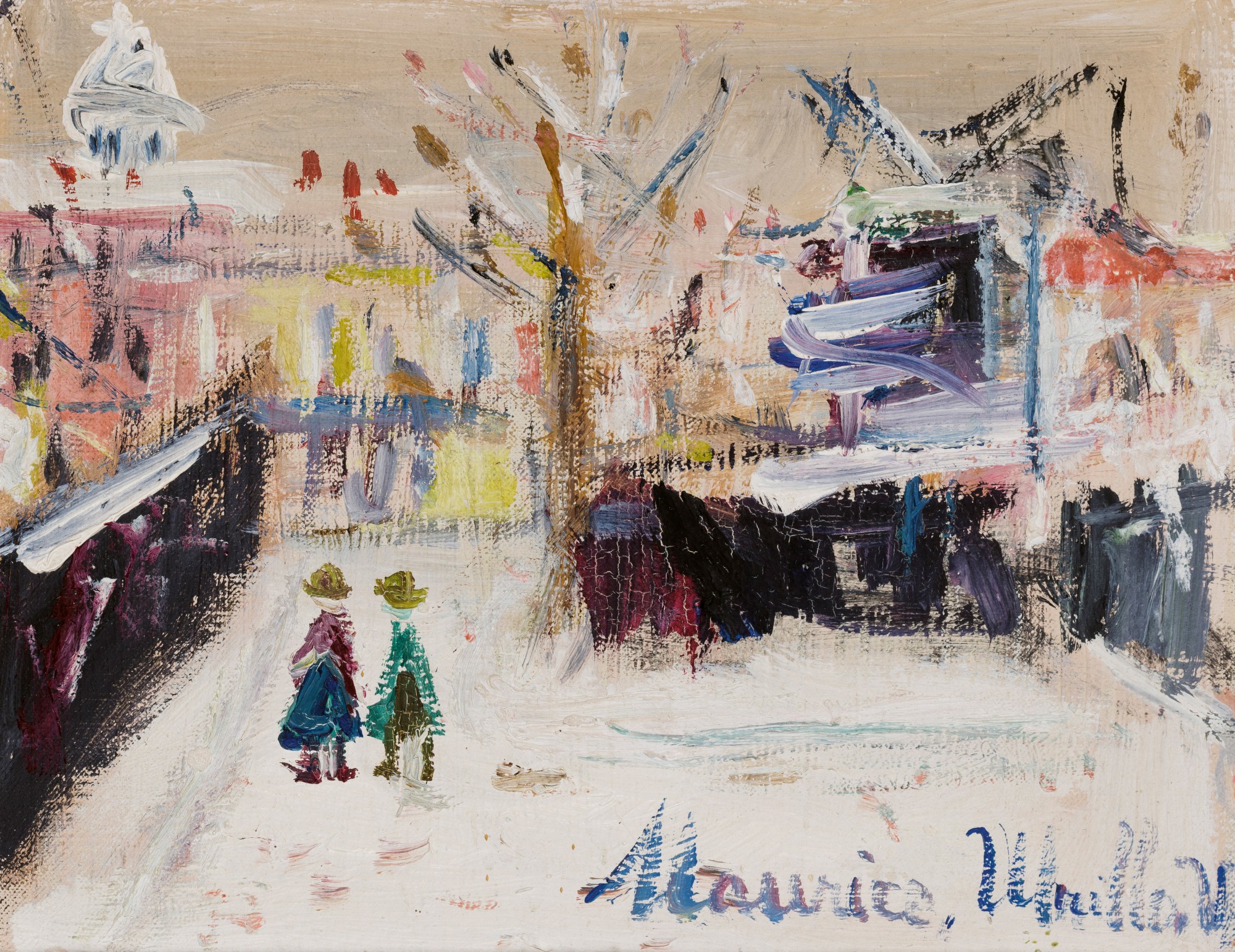 Moulin de la Galette sous la neige