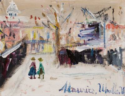 Moulin de la Galette sous la neige